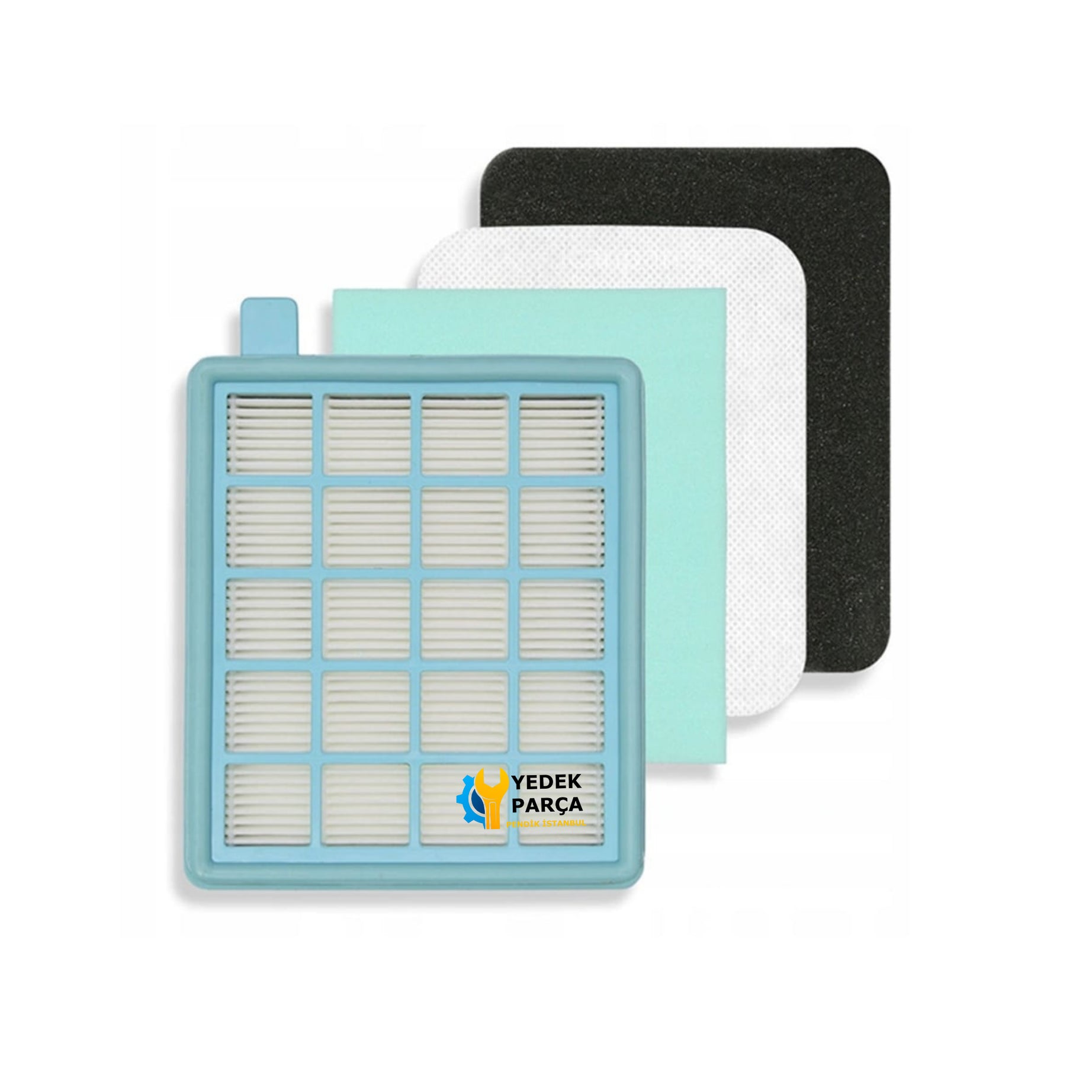 Philips Uyumlu PowerPro Compact FC 8474/01 Süpürge Yıkanabilir Filtre