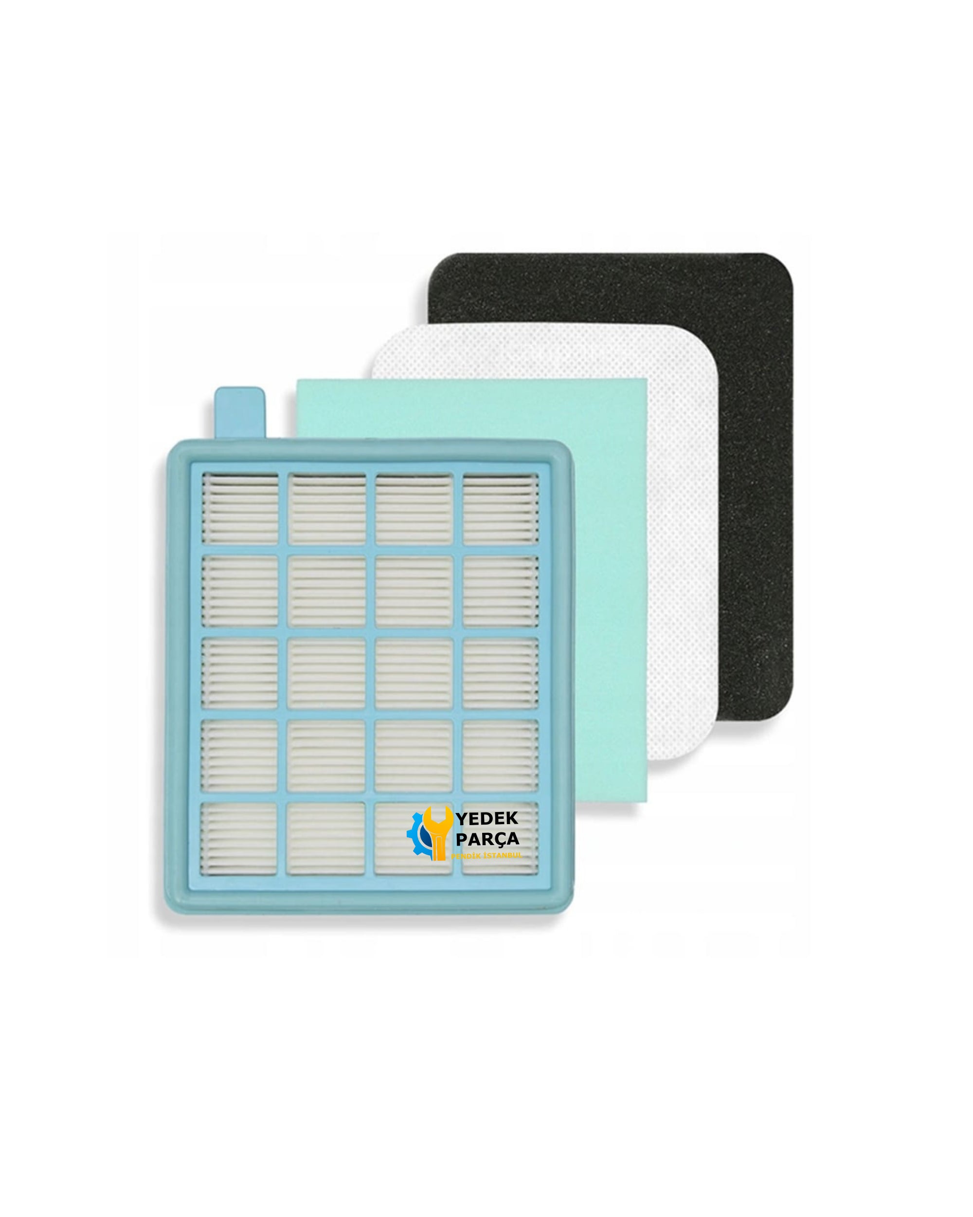 Philips Uyumlu PowerPro Compact FC 8472/01 Süpürge Yıkanabilir Filtre