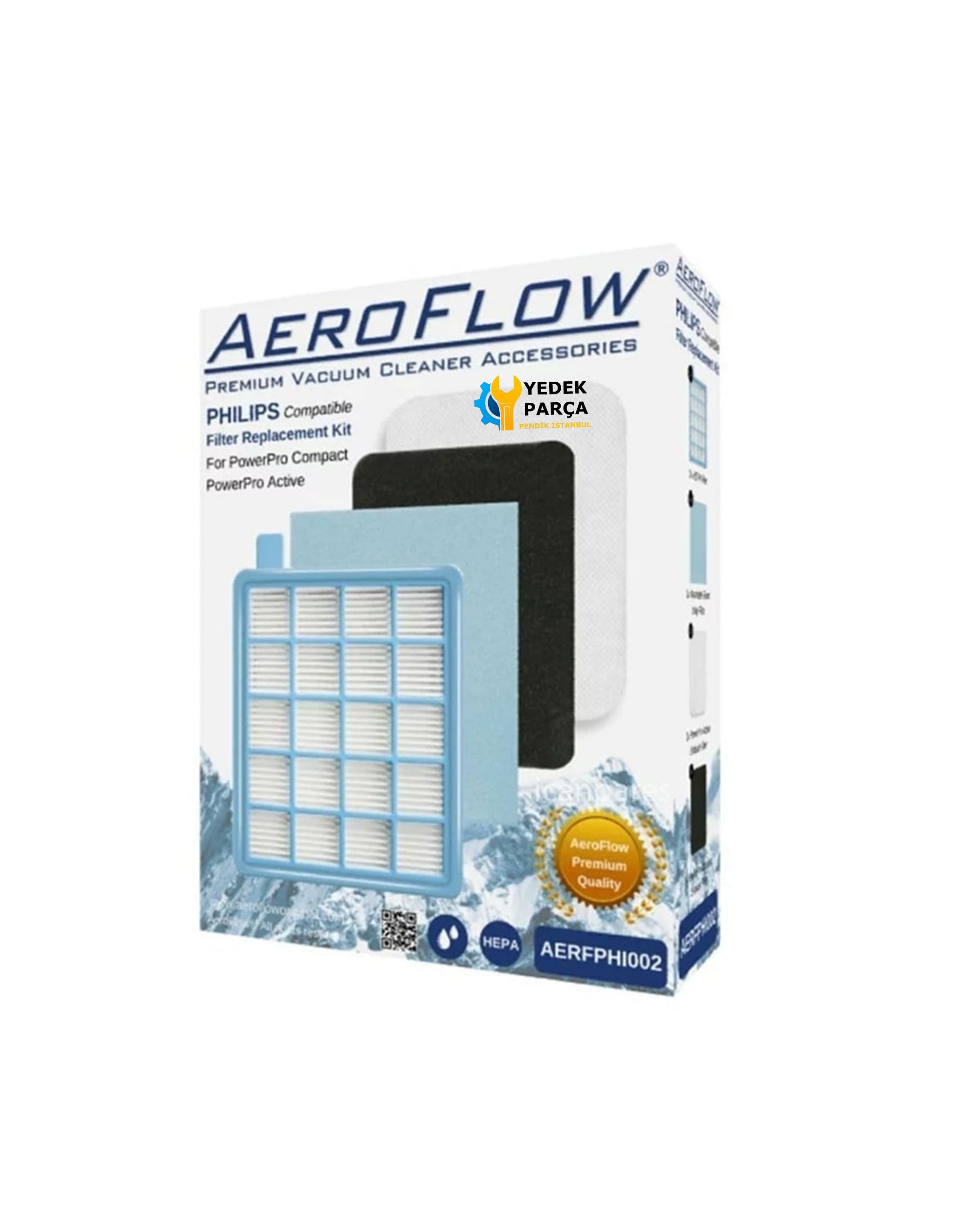 Philips Uyumlu PowerPro Active FC 9520/09 Süpürge Yıkanabilir Filtresi