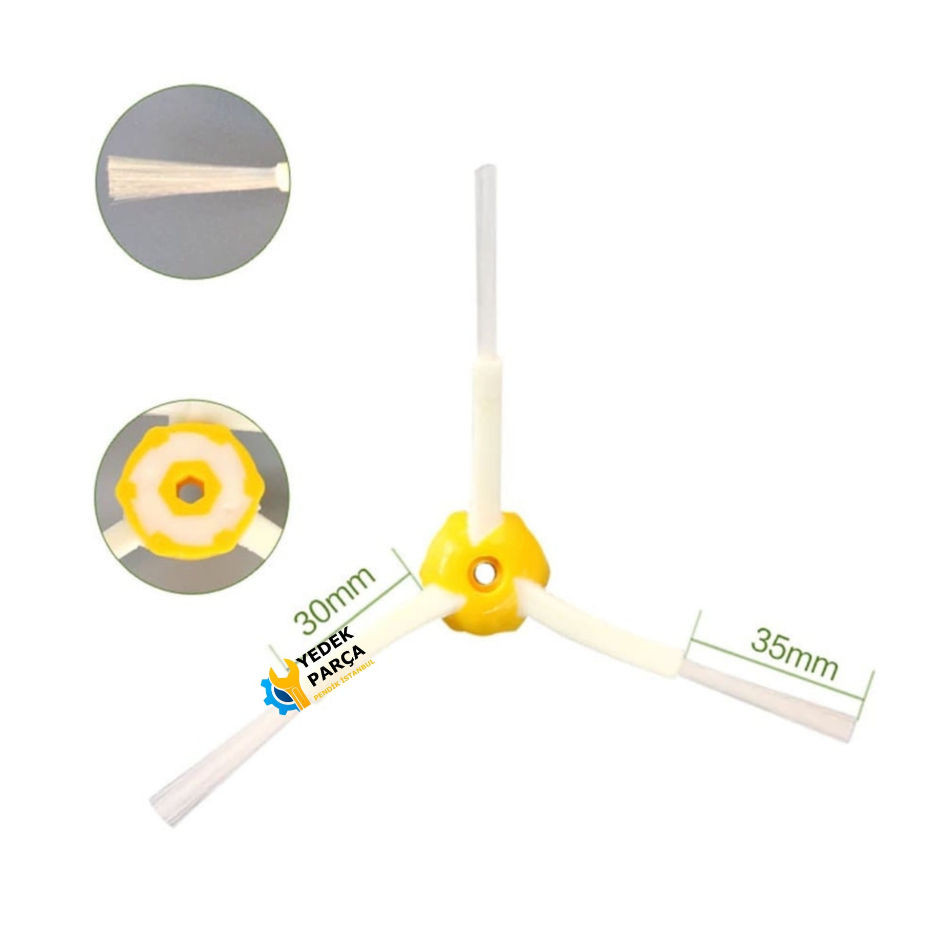 iRobot Uyumlu Roombaa 500/600/700/800/900 Serisi Süpürge Yan Fırça 3'lü Paket