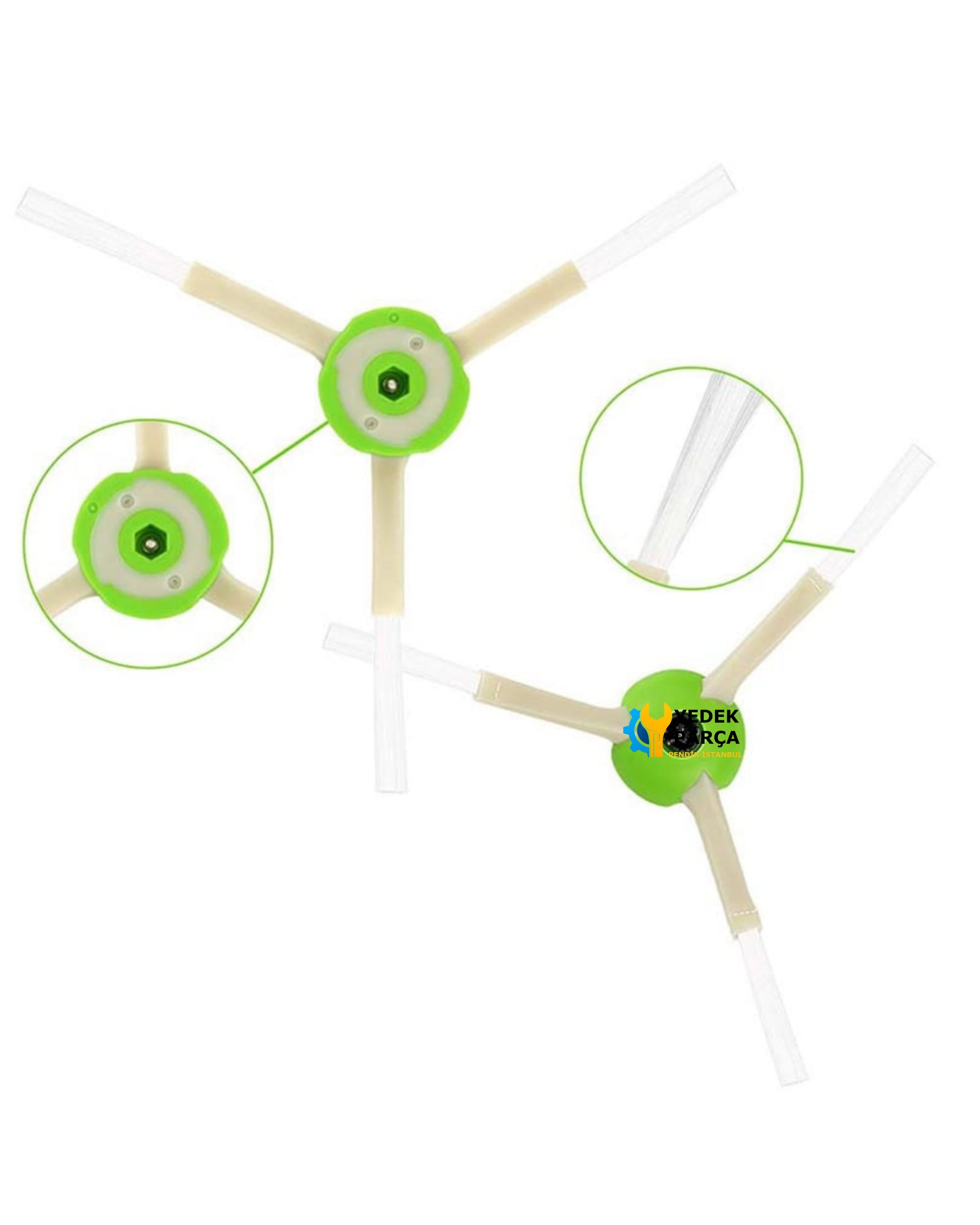 iRobot Uyumlu Roombaa i7 Yan Fırça 3'lü Paket