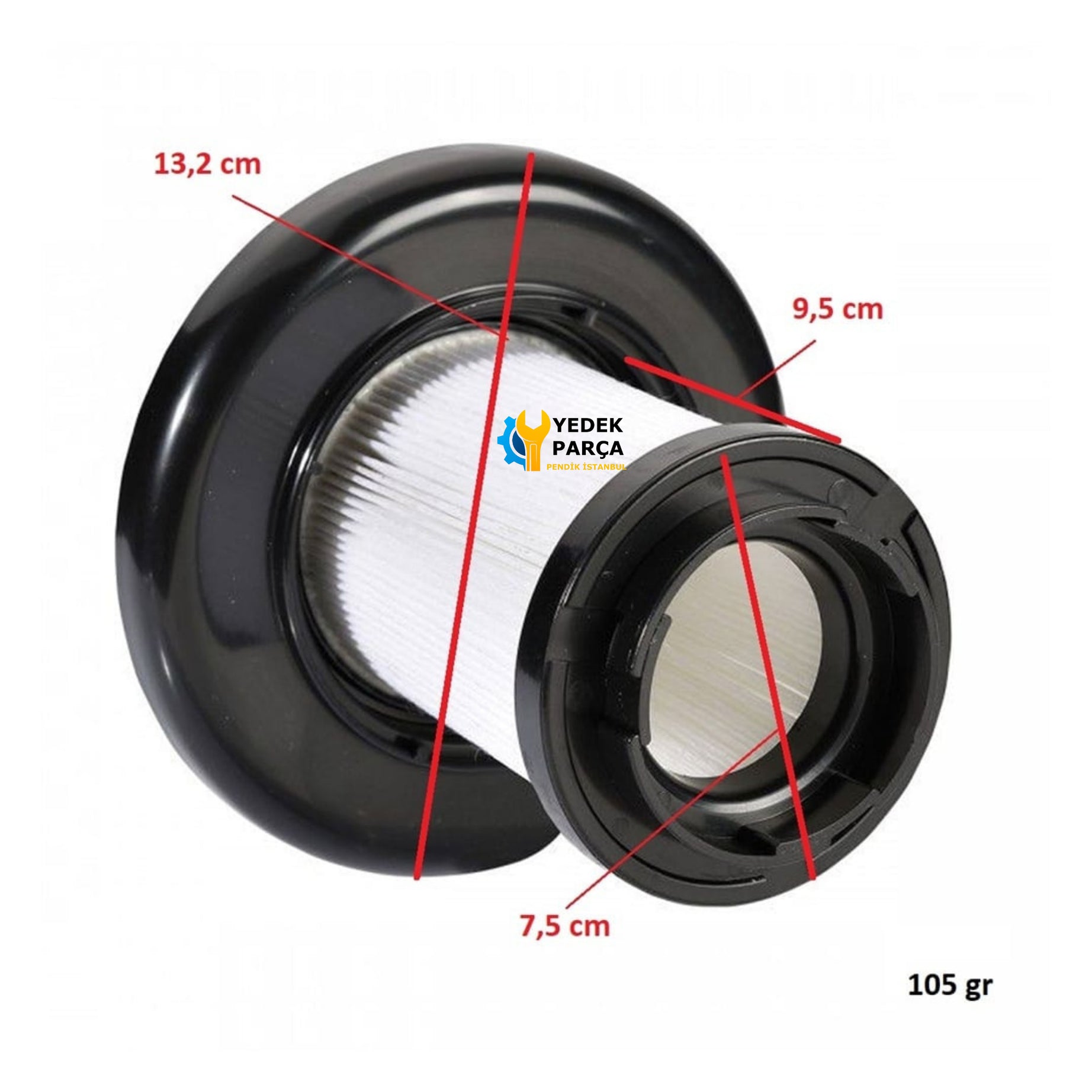 Beko Uyumlu BKS 5118 Süpürge Silindirik Hepa Filtre