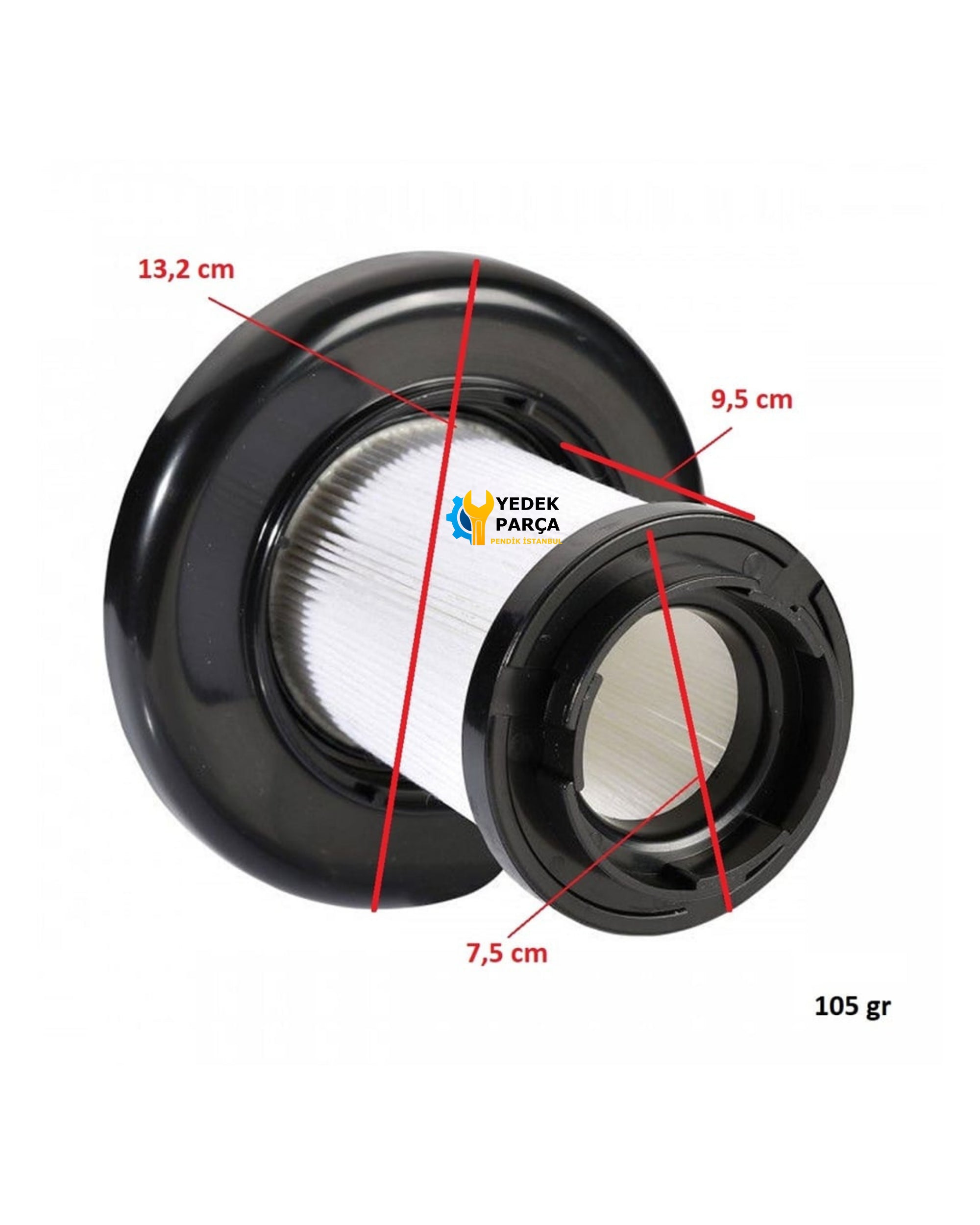 Beko Uyumlu BKS 5118 Süpürge Silindirik Hepa Filtre