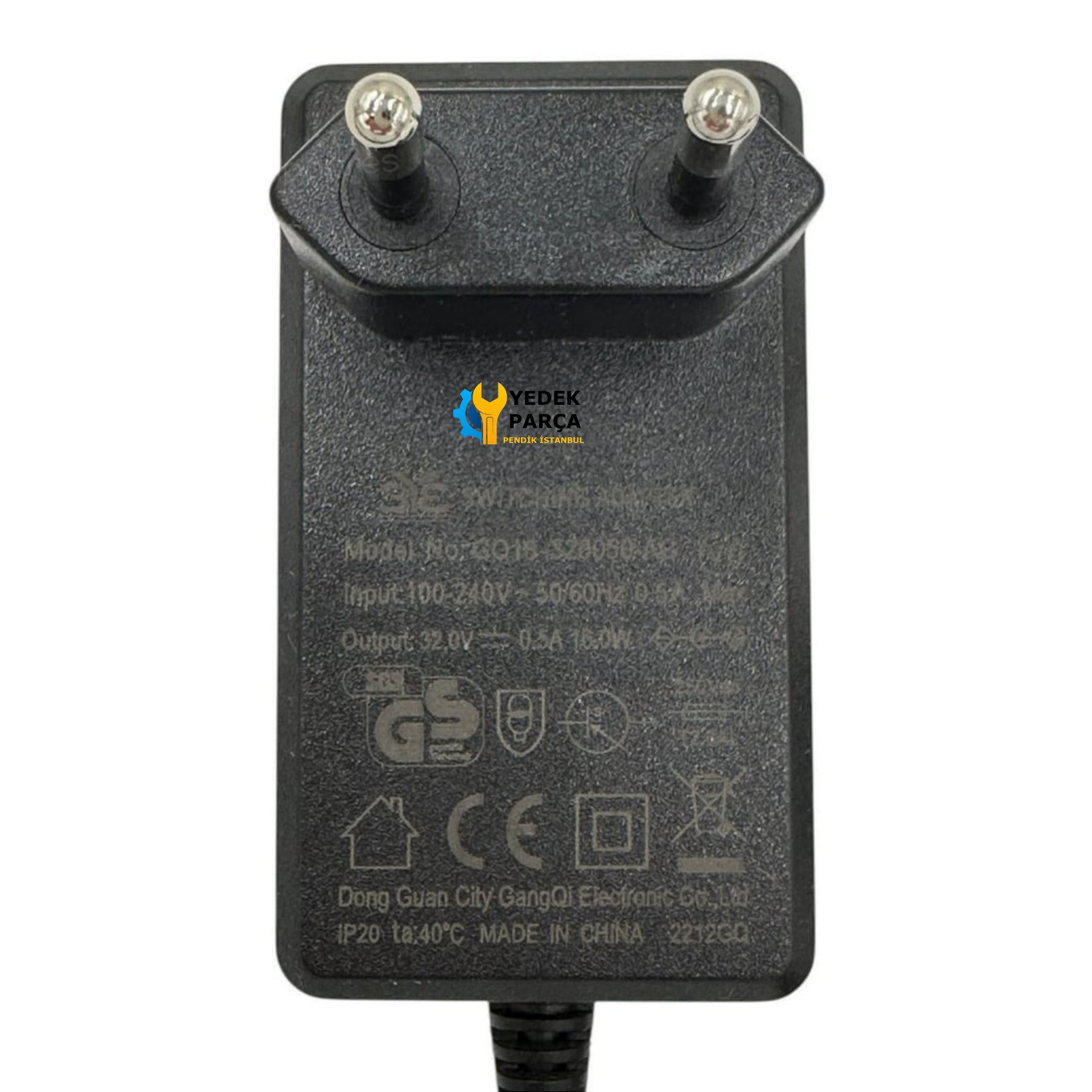 32V 0.5A 16W Şarj Adaptörü - Arçelik, Beko, Grundig, Philips, Rowenta, Karaca, Homend, Tefal ve Diğer Uyumlu Modeller