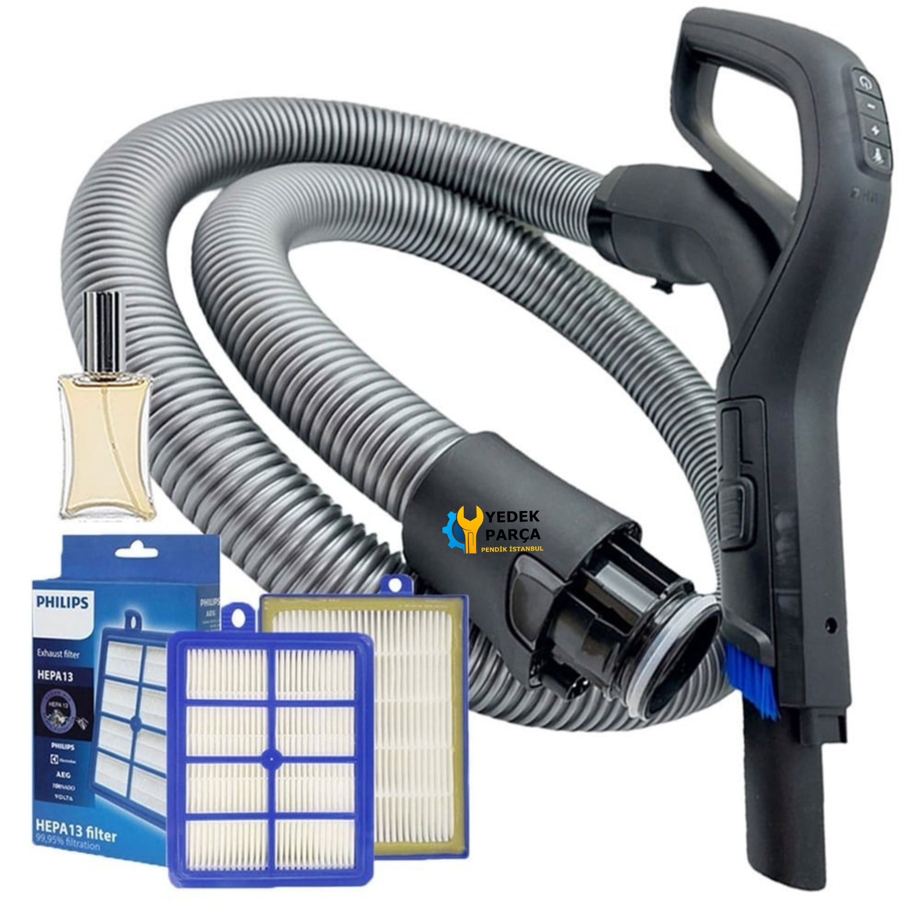 Philips Uyumlu FC 9934 Marathon Ultimate Elektrikli Süpürge Hortumu ve Filtresi Hediyeli