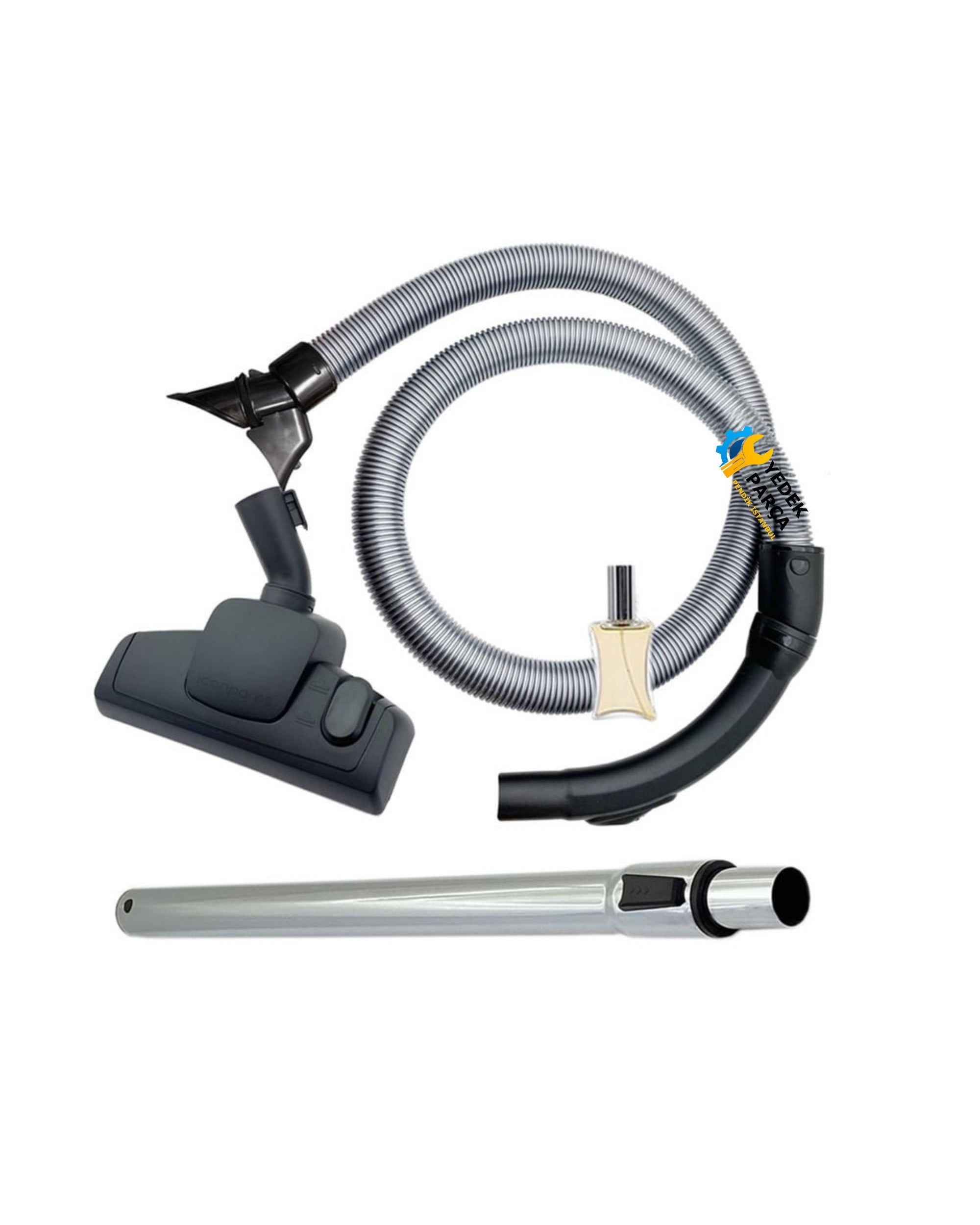 Philips Uyumlu FC 9219 Marathon Süpürge Katlanmaz Dayanıklı Güçlü Hortumu Seti Hediyeli