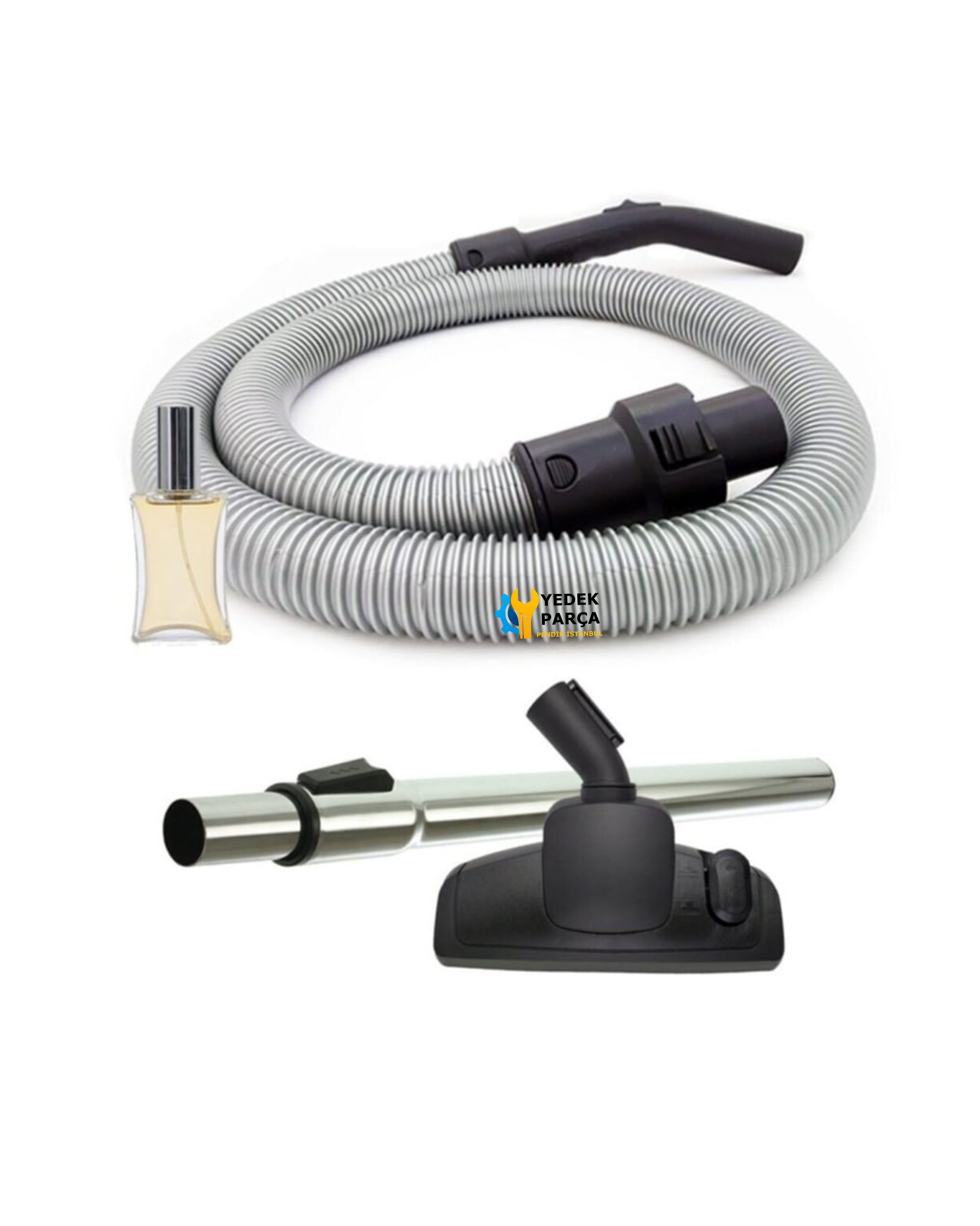 Hoover Uyumlu TTE 2303 Telios Plus Elektrikli Süpürge Hortumu Emici Yer Başlığı Plastik Boru Hediyeli