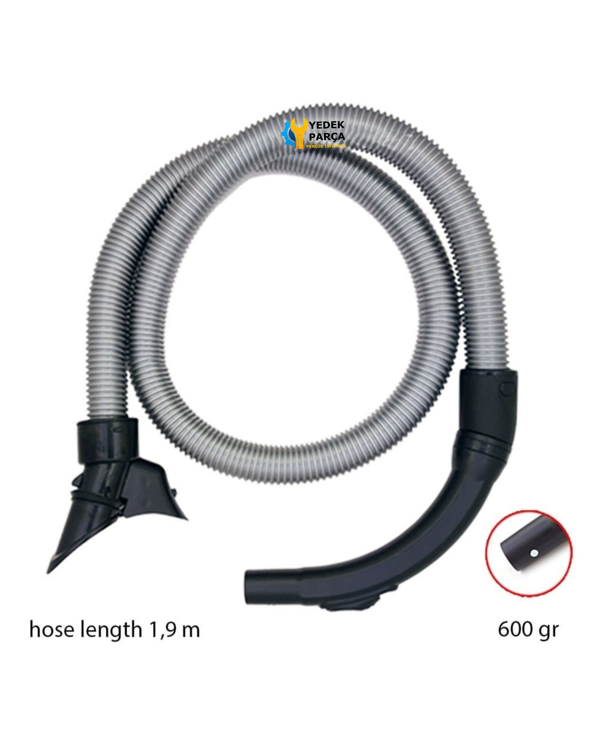 Philips Uyumlu Fc 9203 Marathon Süpürge Hortumu - Triactive Emici Başlık ve Borusu (Kilit Sistemli) Hediyeli