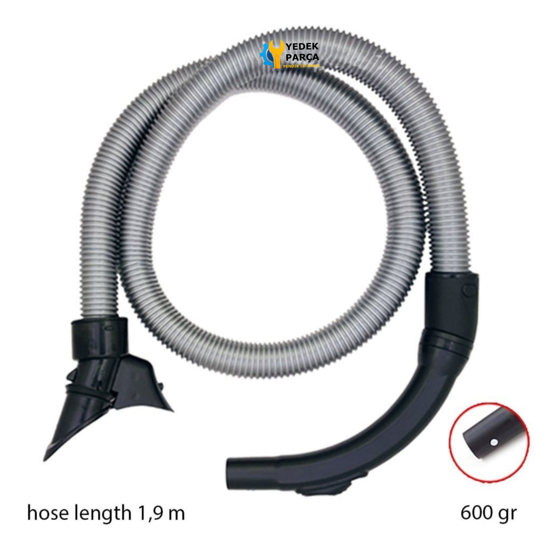 Philips Uyumlu Fc 9216 Marathon Süpürge Hortumu Triactive Emici Başlık ve Borusu (Kilit Sistemli) Hediyeli