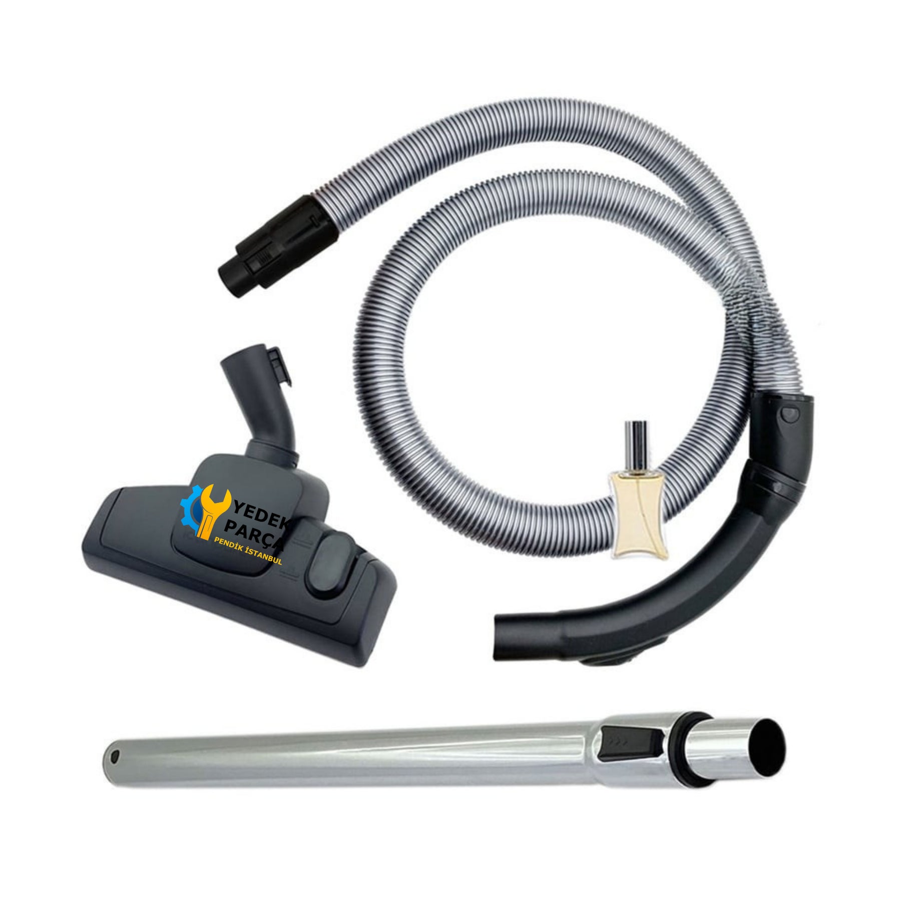 Rowenta Uyumlu RO 3486 Compacteo Cyclonic Süpürge Katlanmaz Dayanıklı Güçlü Hortumu Seti Hediyeli
