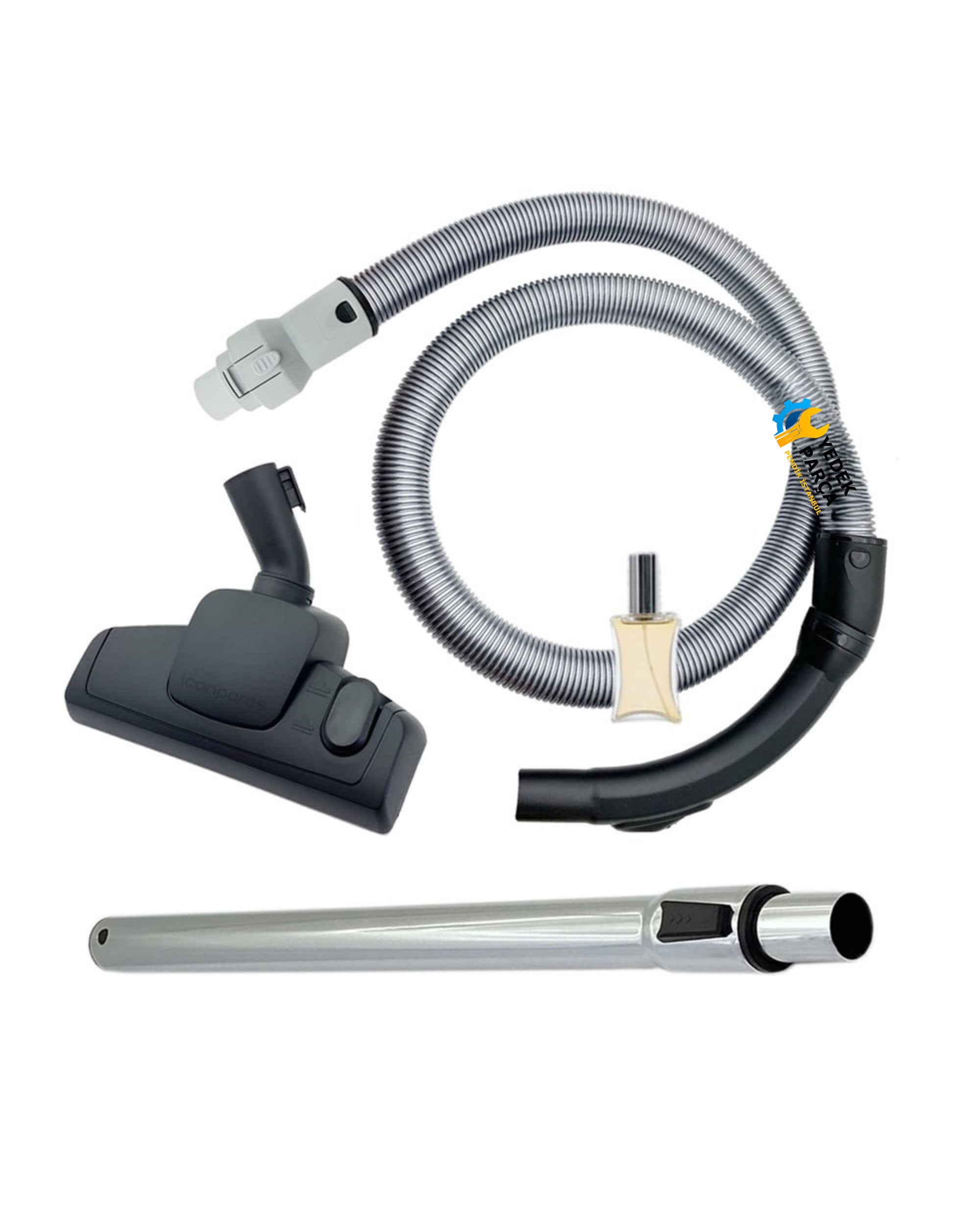 Beko Uyumlu BKS 9545 Süpürge Katlanmaz Dayanıklı Güçlü Hortumu Seti Hediyeli