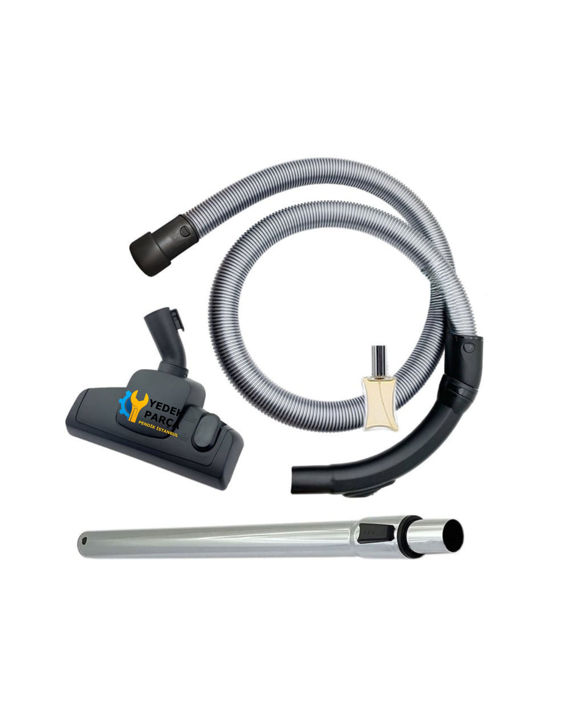 Fantom Uyumlu Master WD 2750 Elektrikli Süpürge Katlanmaz Dayanıklı Güçlü Hortumu Seti KİLİTSİZ Hediyeli