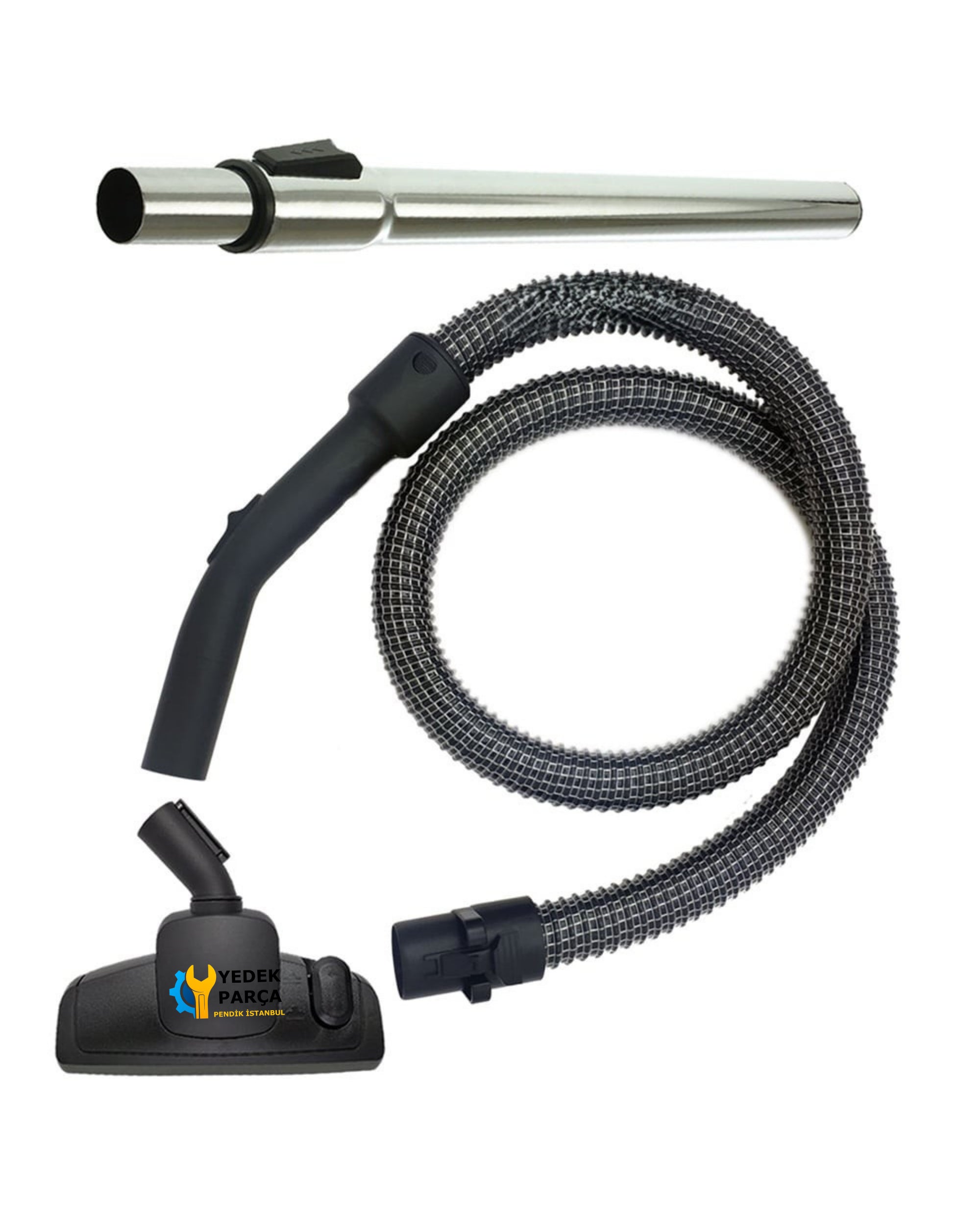 Samsung Uyumlu VC 15F50VRB Süpürge Çelik Telli Hortumu Başlığı Borusu