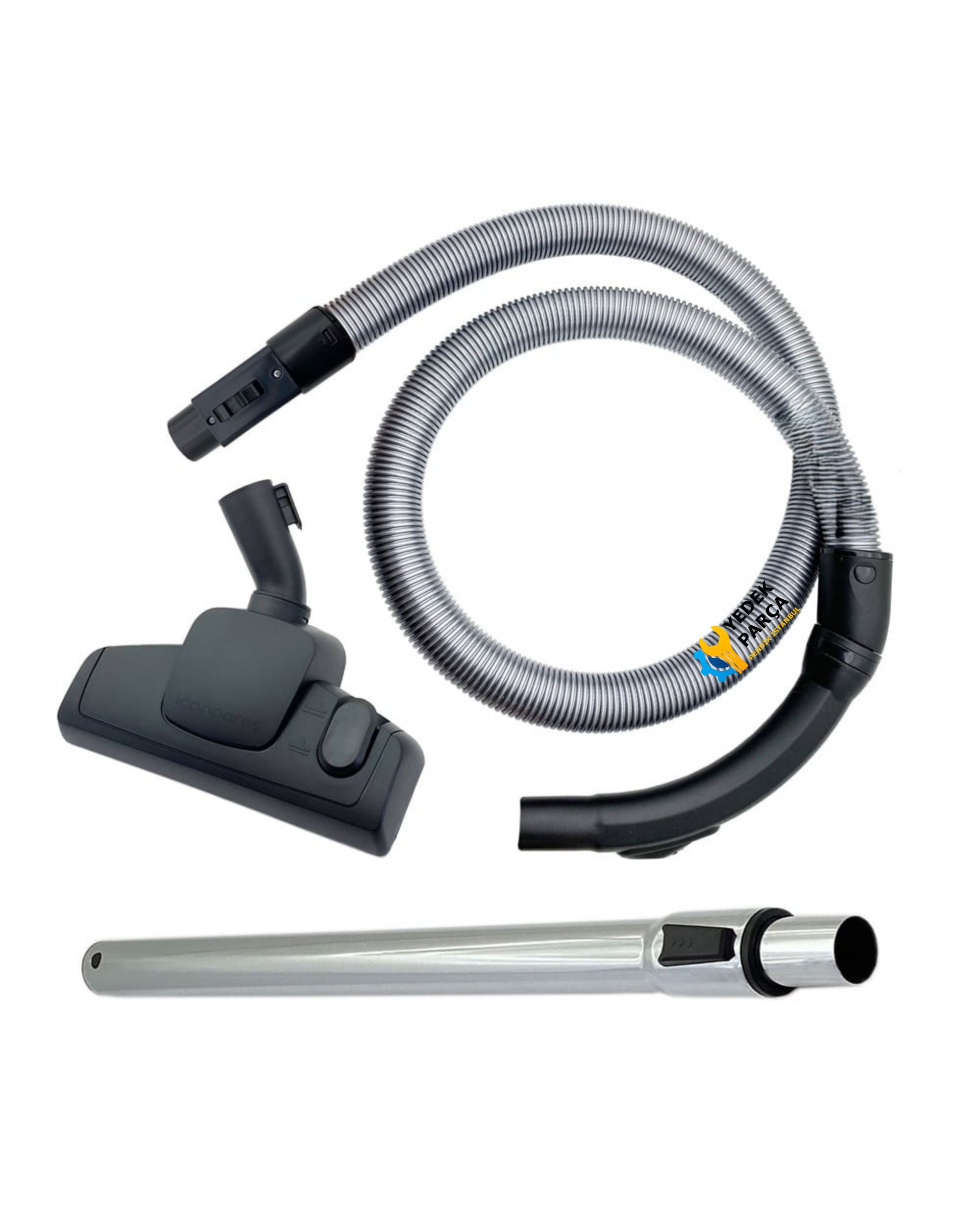 Arçelik Uyumlu 9182001512 Süpürge Katlanmaz Dayanıklı Güçlü Hortumu Seti