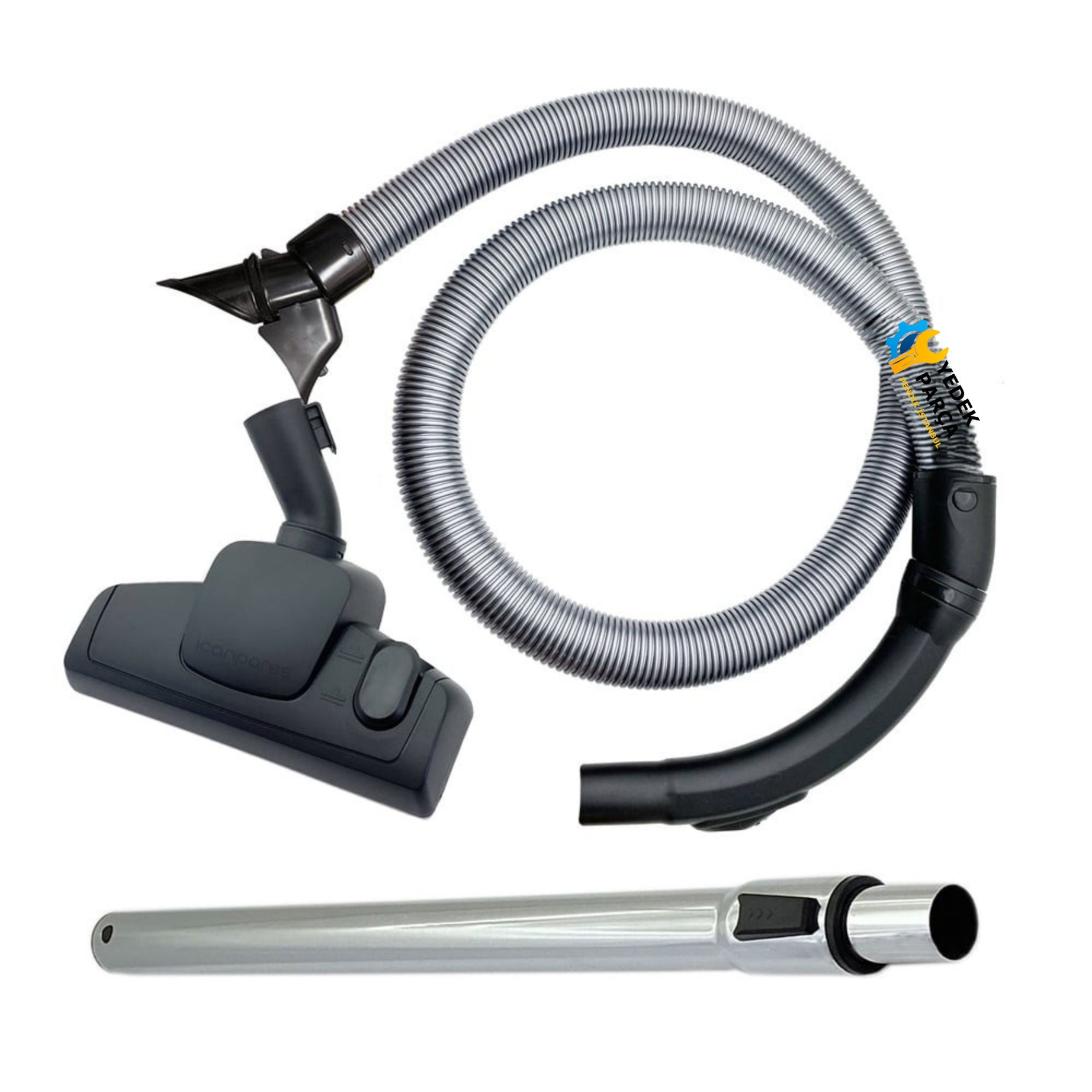 Philips Uyumlu FC 9205 Marathon Süpürge Katlanmaz Dayanıklı Güçlü Hortumu Seti