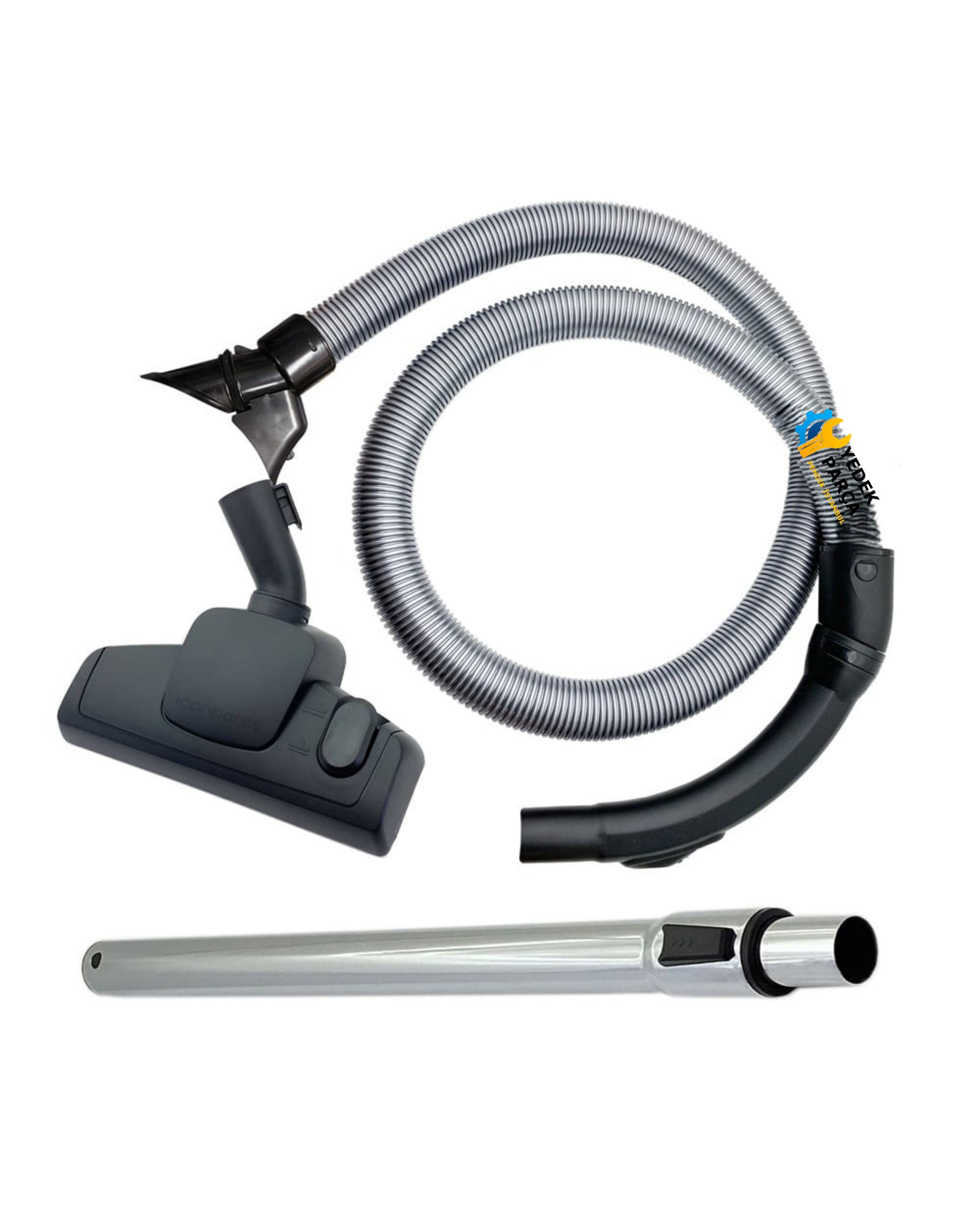 Philips Uyumlu FC 9204 Marathon Süpürge Katlanmaz Dayanıklı Güçlü Hortumu Seti