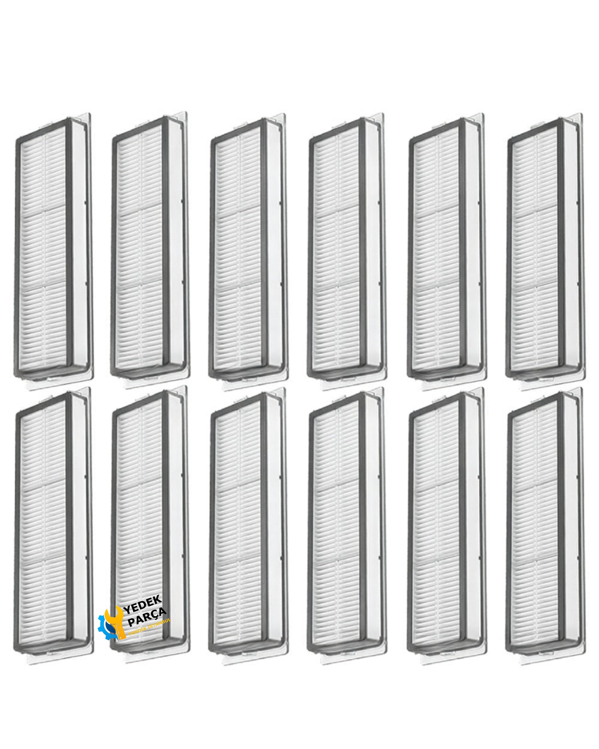 Xiaomi Uyumlu Vacuum Mop 2C (XMSTJQR2C) Robot Süpürge Hepa Filtre 12 Adet