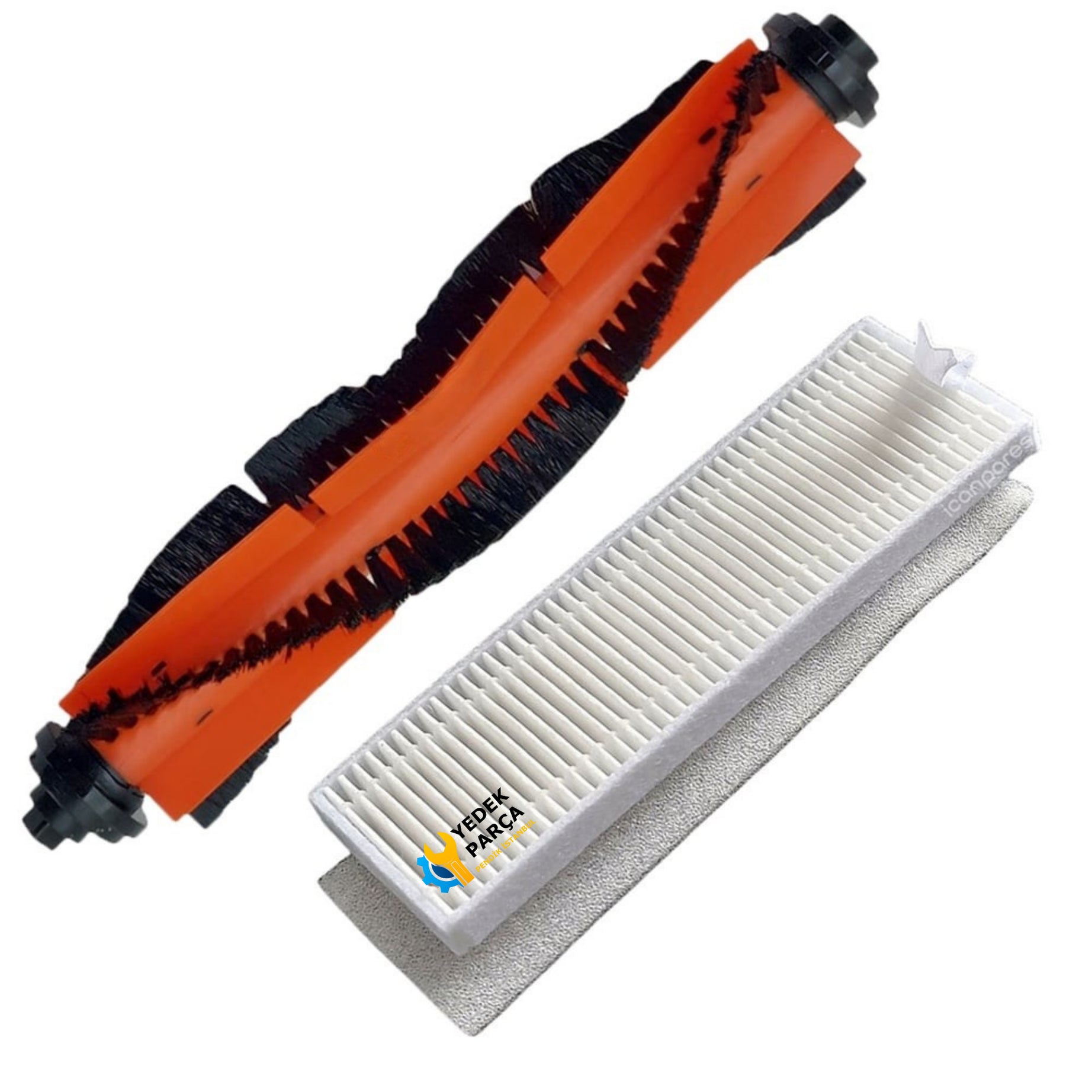 Xiaomi Uyumlu Mijia G1 MJSTG1 Robot Süpürge Ana Rulo Fırça ve Hepa Filtre 1 Adet