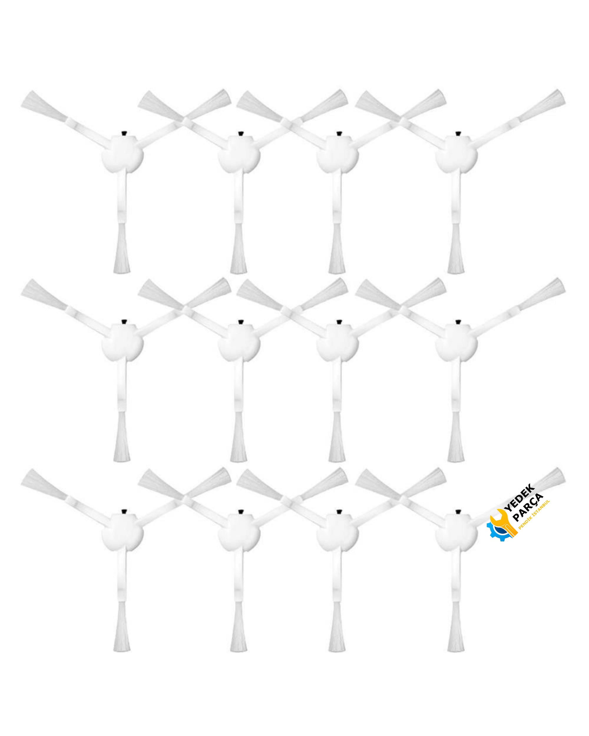 Xiaomi Uyumlu Mi Robot vakum 2 Pro + Robot Süpürge Yan Fırça 12 Adet