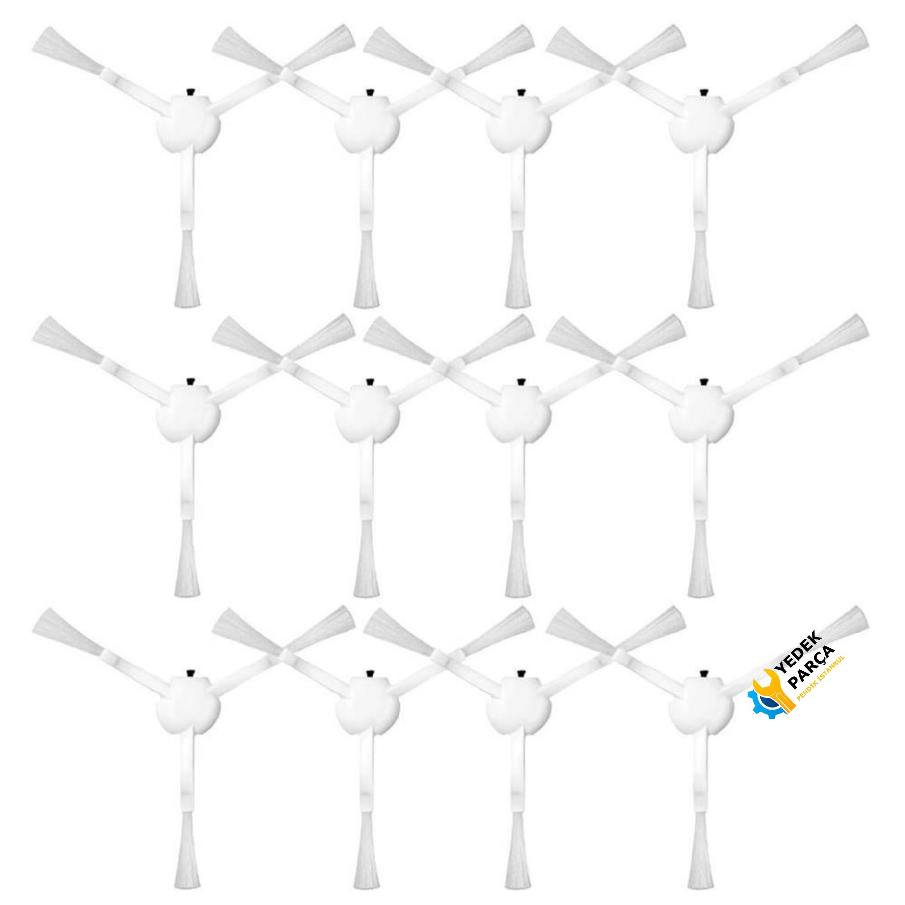 Xiaomi Uyumlu Dreame F9 Robot Süpürge Yan Fırça 12 Adet