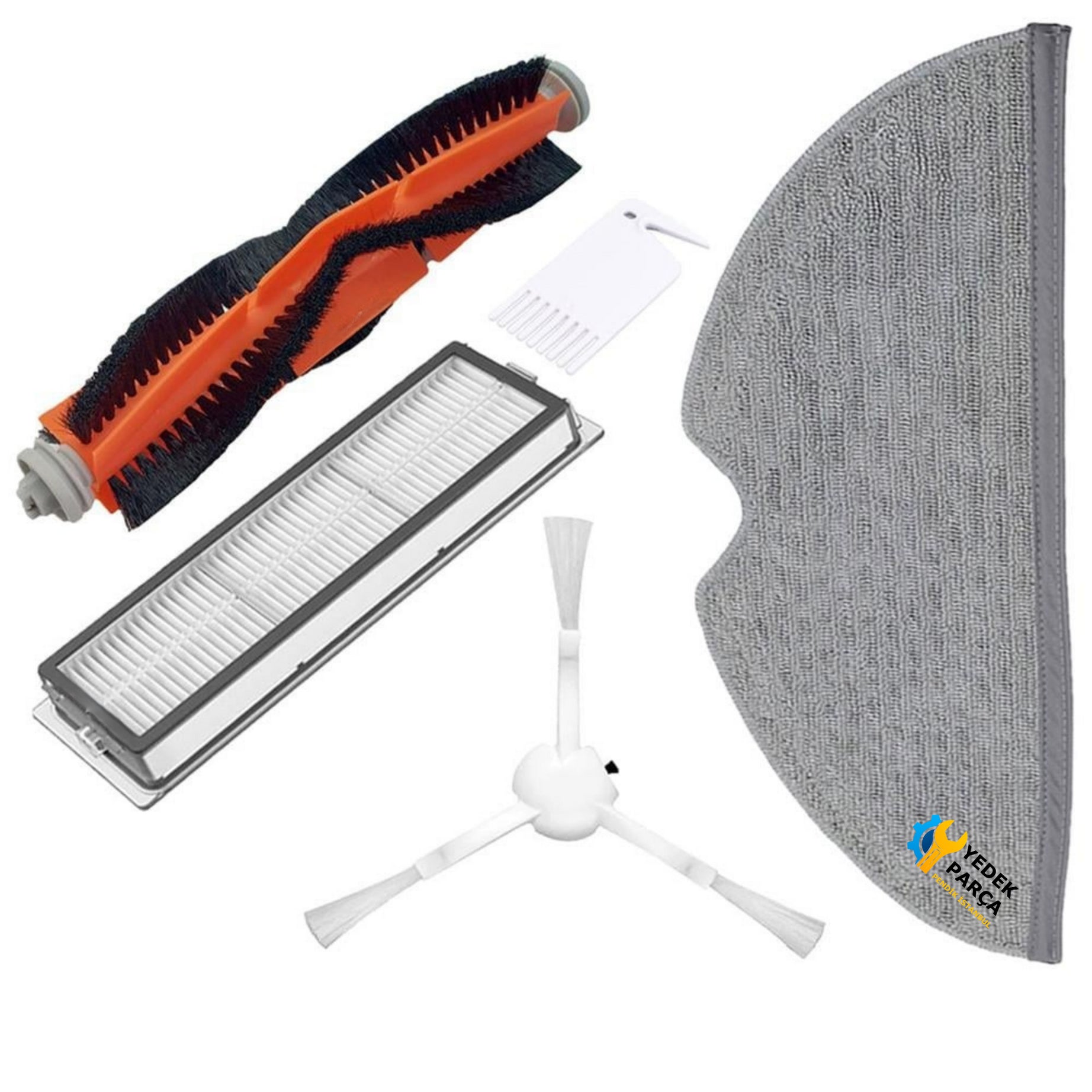 Xiaomi Uyumlu Mijia Mop 1C 2C 1T Mi 2Pro+ Dreame F9 Robot Süpürge Aksesuar Bakım Tam Set