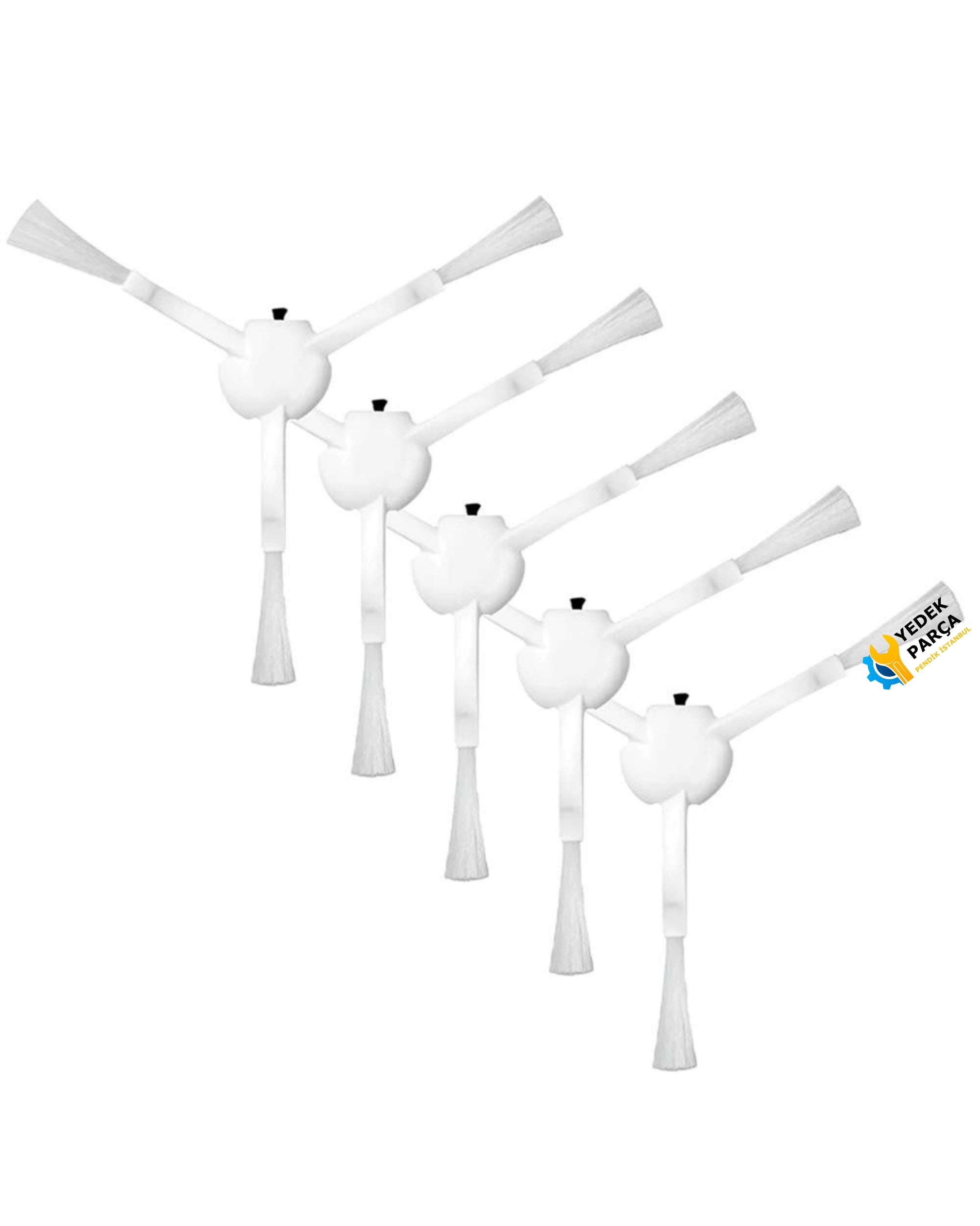 Xiaomi Uyumlu Mi Robot vakum 2 Pro + Robot Süpürge Yan Fırça 5 Adet