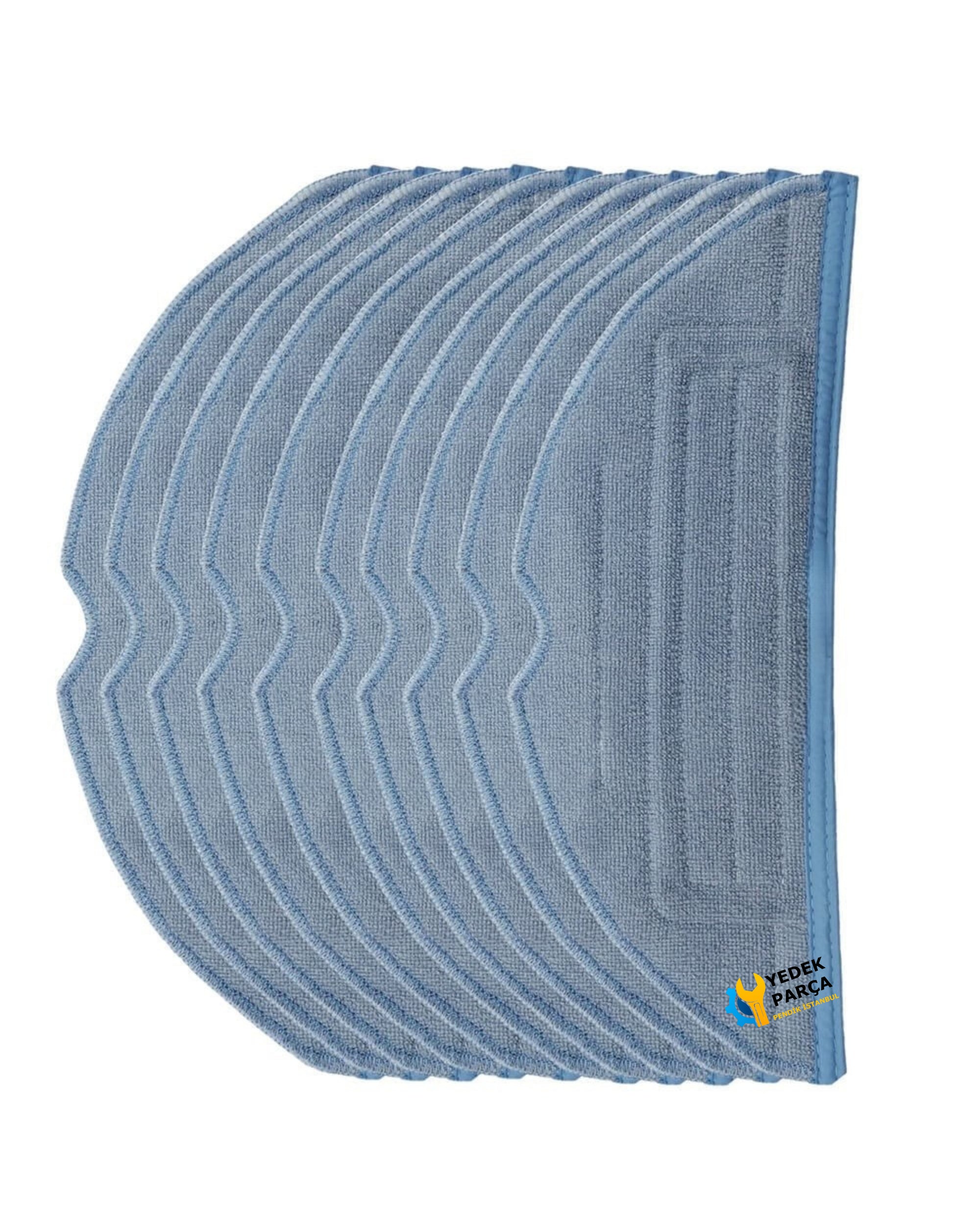 Xiaomi Uyumlu Roborock S7 T7S Plus Robot Süpürge Mop Bezi 10 Adet