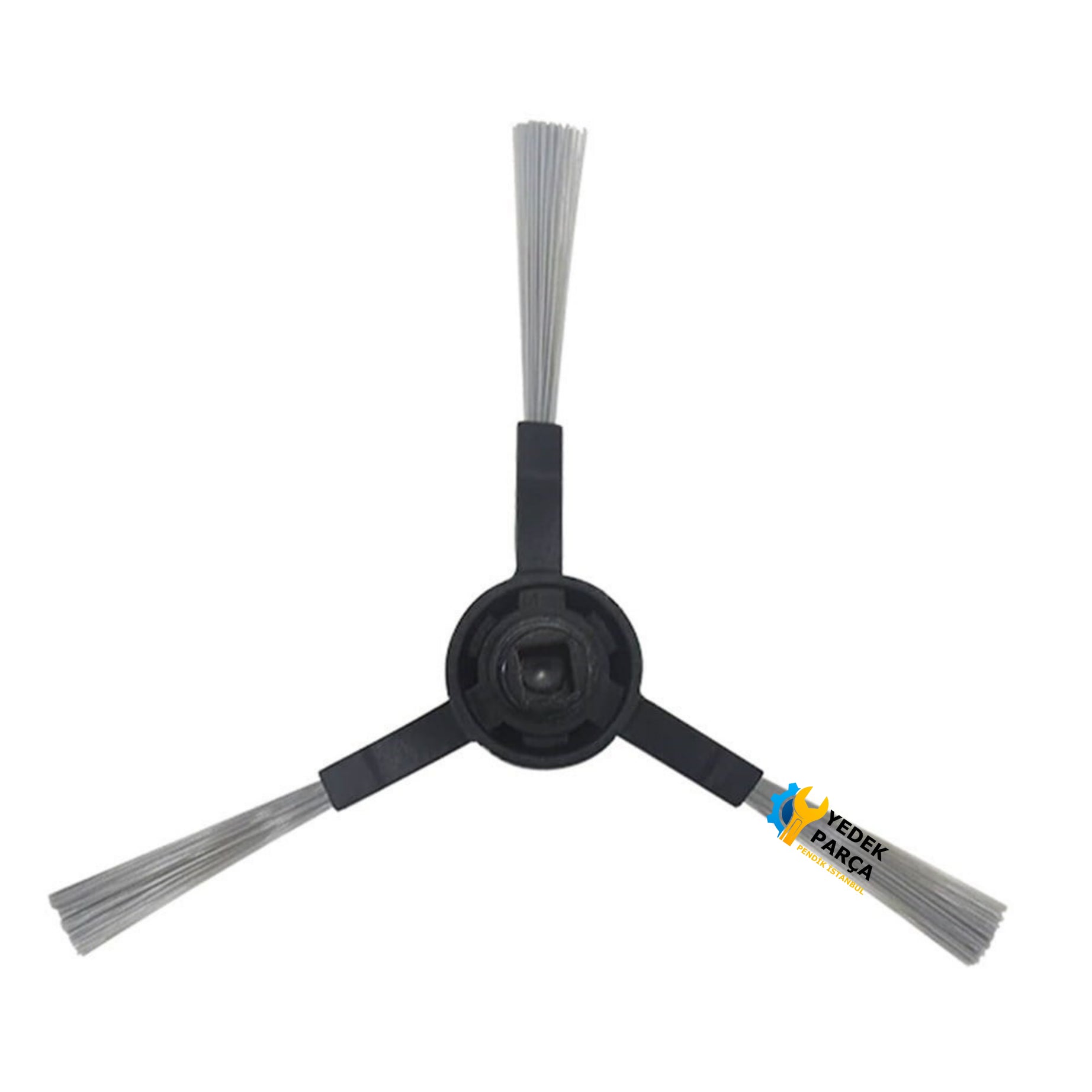 Viomi Uyumlu MijiaSTYJ02YM Viomi Uyumlu V2 Pro V3 SE Akıllı Robotik Süpürge Yan Fırça Siyah 2 Adet