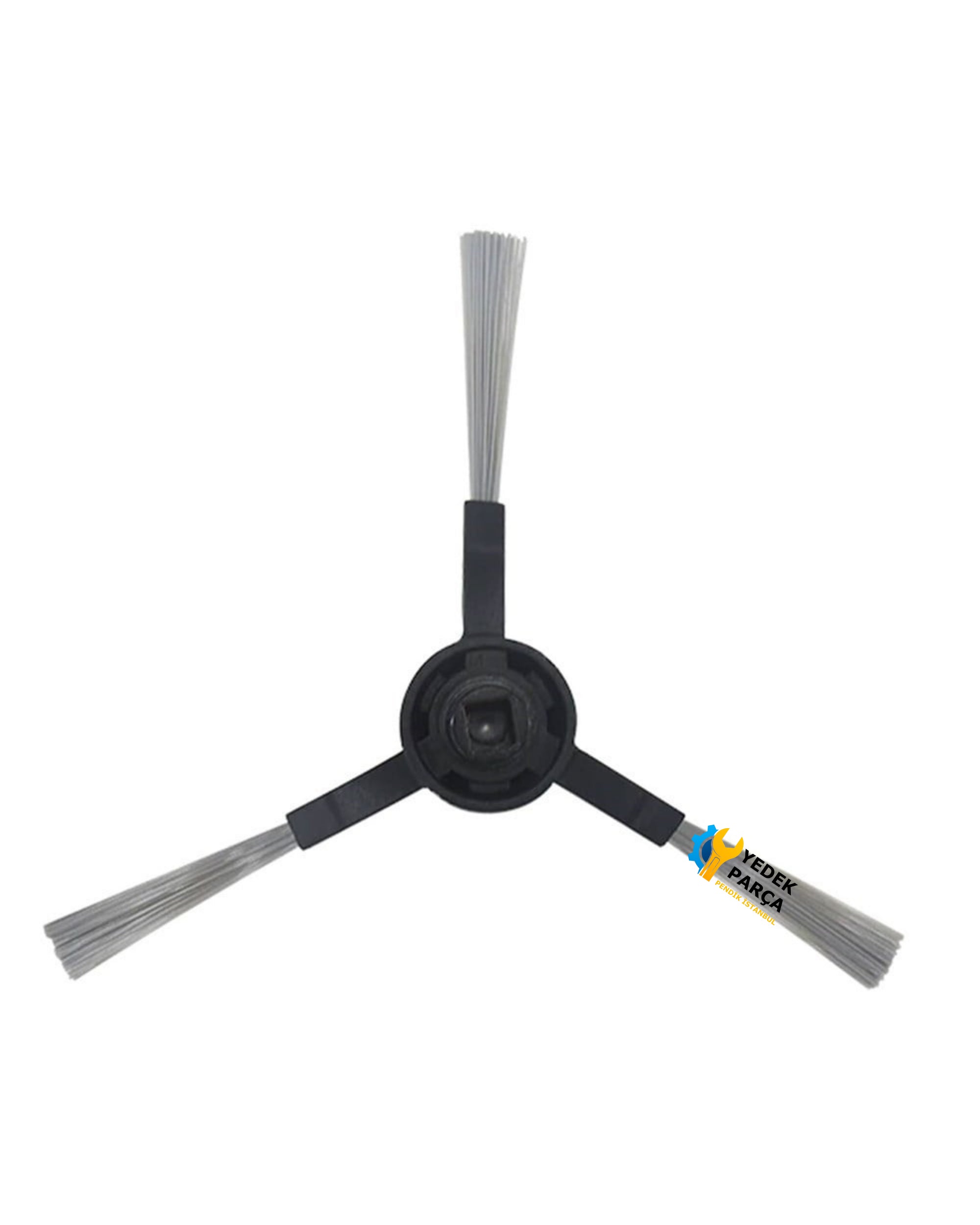 Viomi Uyumlu MijiaSTYJ02YM Viomi Uyumlu V2 Pro V3 SE Akıllı Robotik Süpürge Yan Fırça Siyah 2 Adet