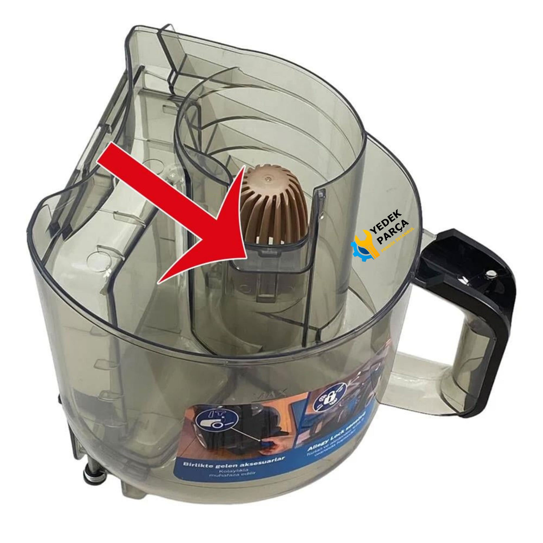 Philips Uyumlu FC 9750 - FC 9751 PowerPro Max Süpürge Toz Hazne Seperatör Kapağı