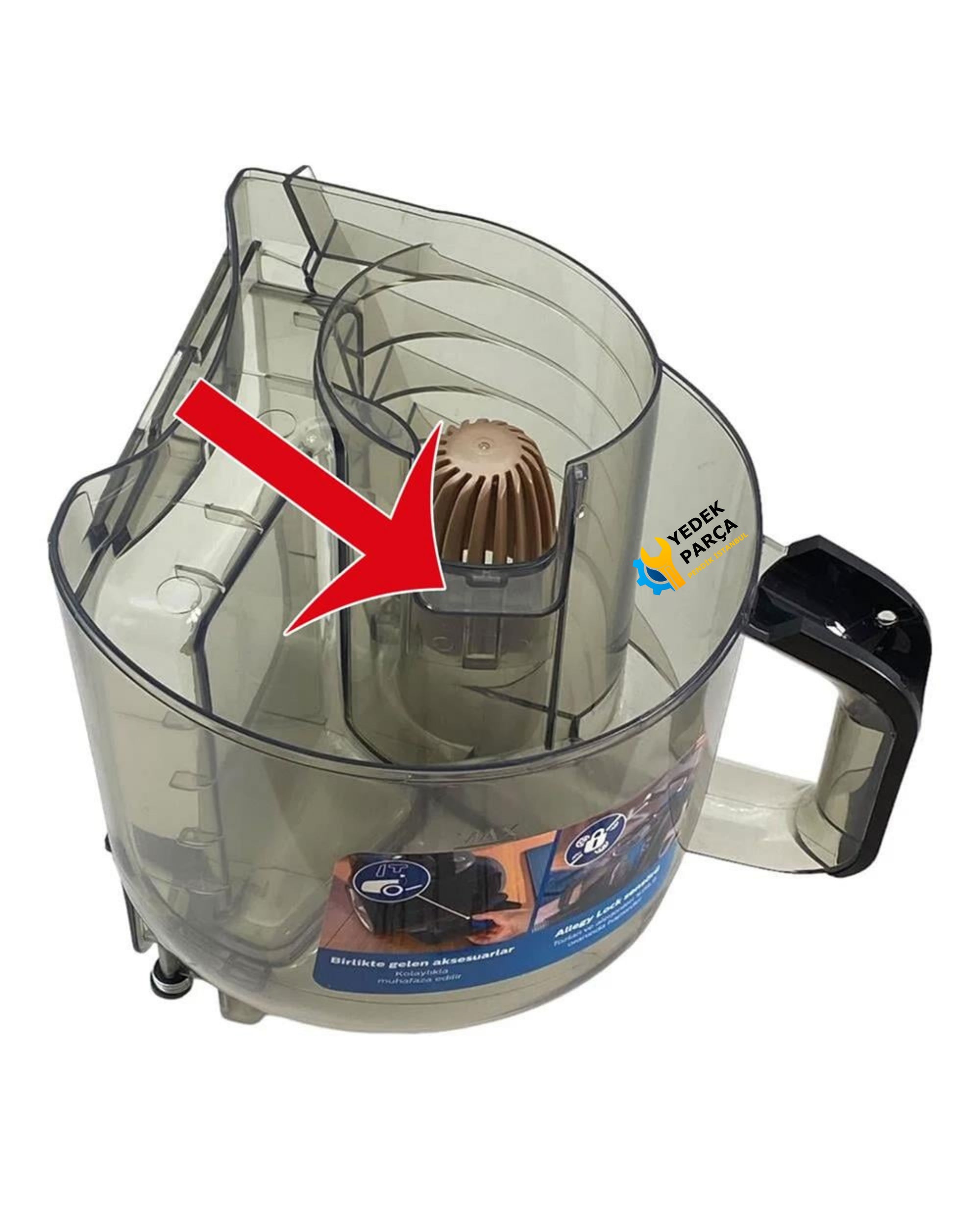 Philips Uyumlu FC 9750 - FC 9751 PowerPro Max Süpürge Toz Hazne Seperatör Kapağı