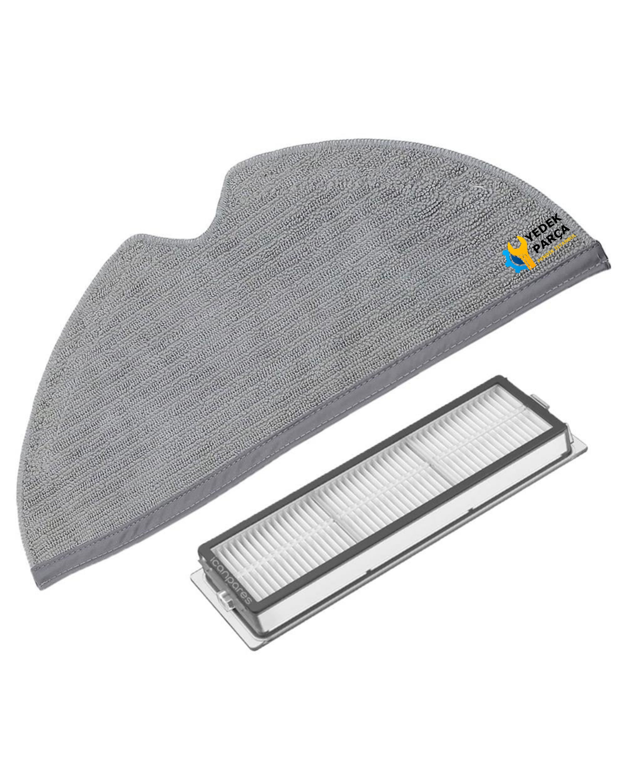 Xiaomi Uyumlu Mijia 2C Robot Süpürge Hepa Filtre ve Mop Bezi