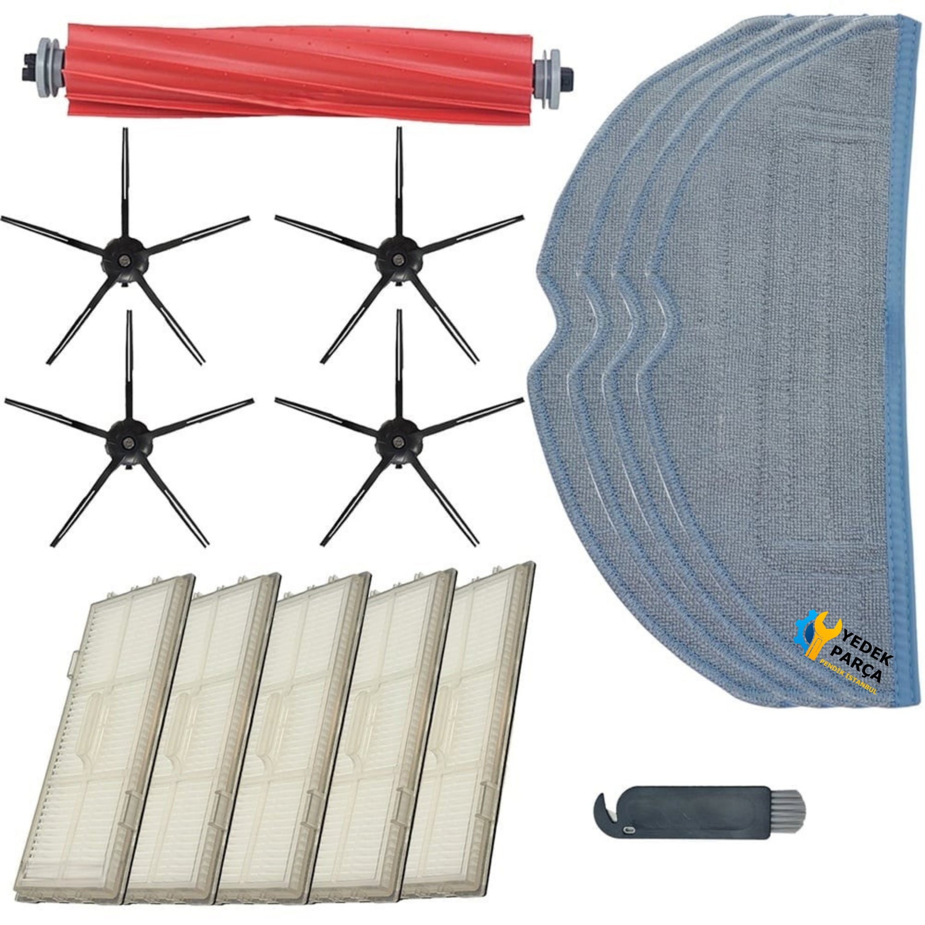 Xiaomi Uyumlu Roborock S7 T7S Plus Robot Süpürge Aksesuar Seti