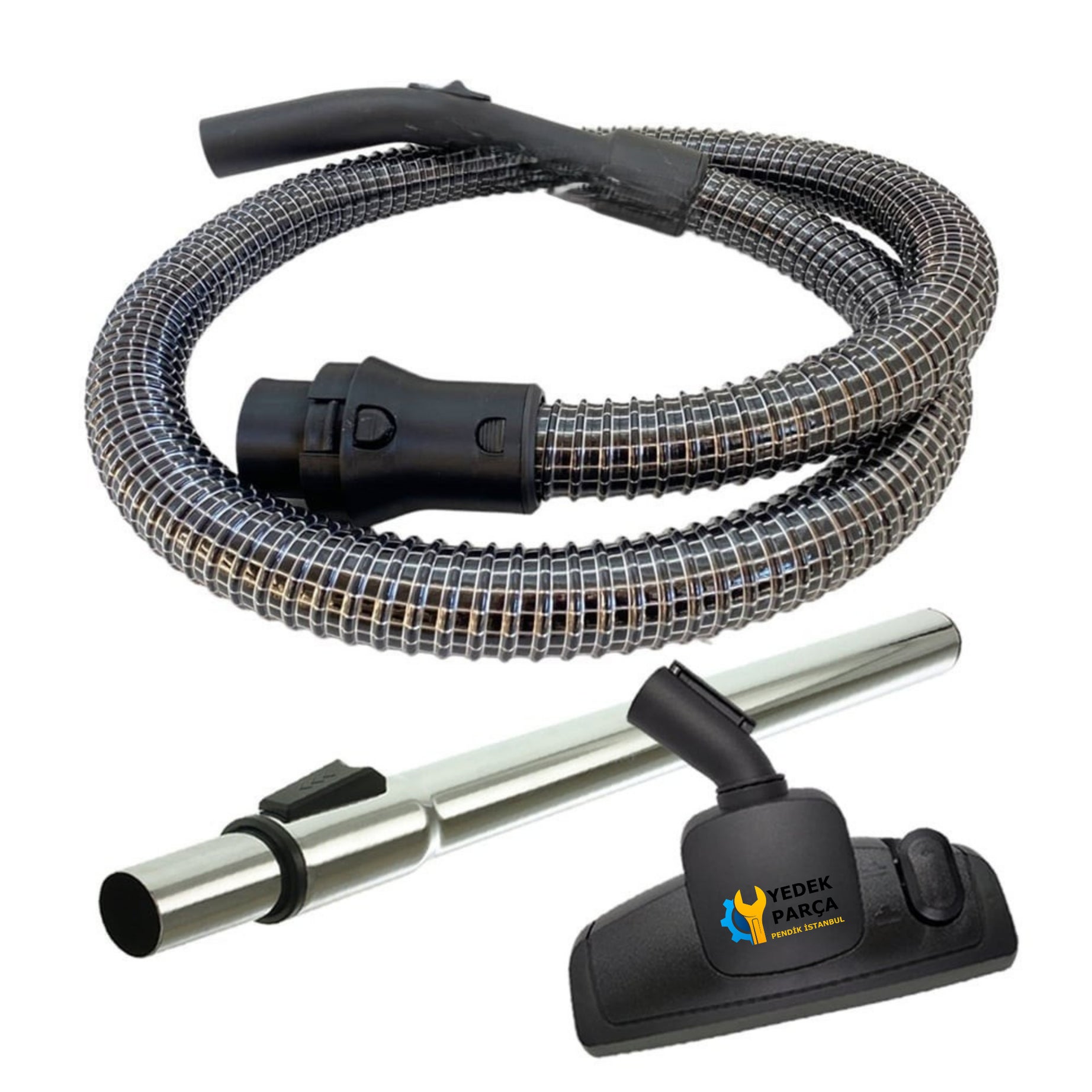 Siemens Uyumlu Dynapower XXL Süpürge Çelik Telli Hortumu Başlığı Borusu