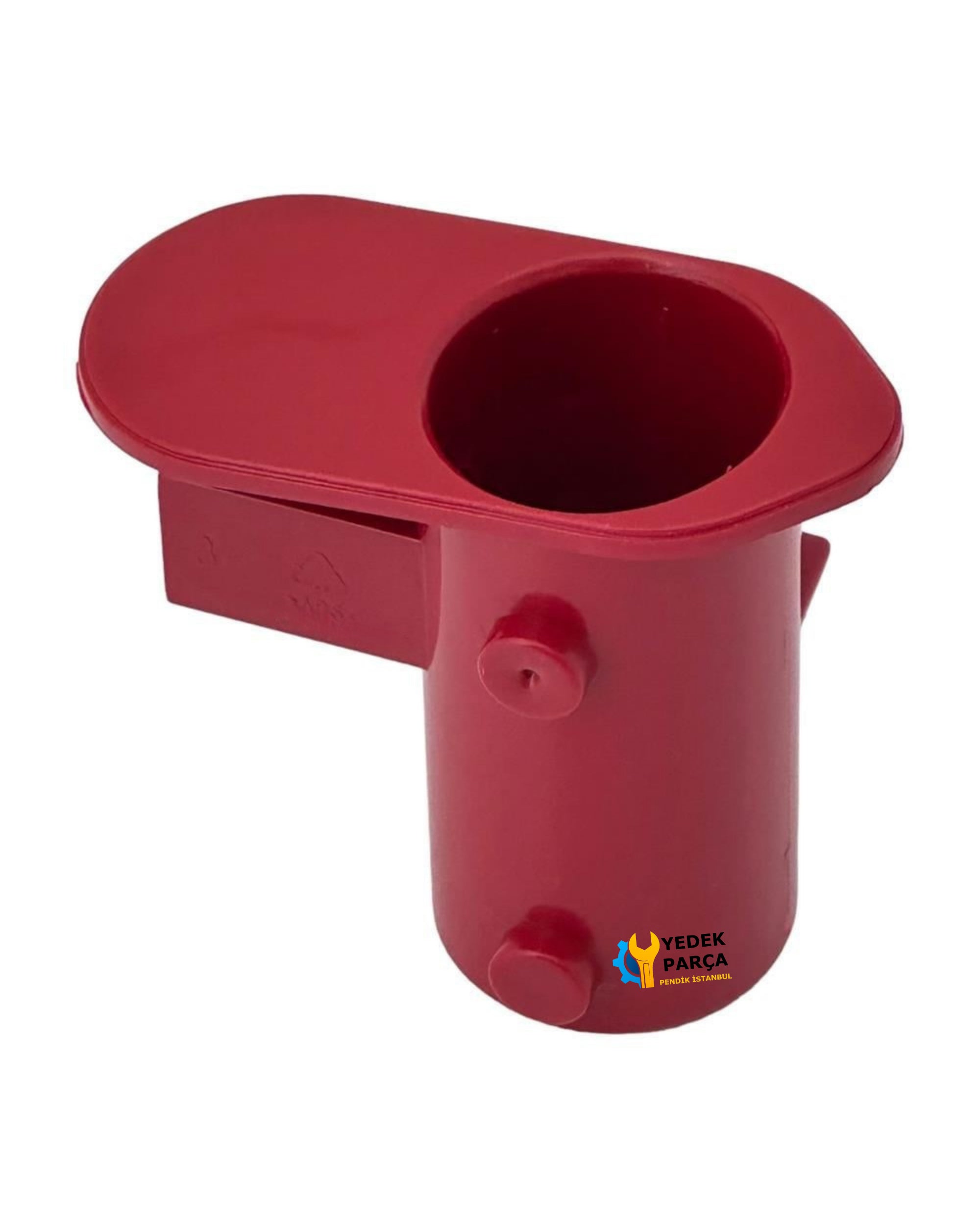 Fakir Uyumlu Darky - Starky Süpürge Boru Kilidi Yuvası Kırmızı