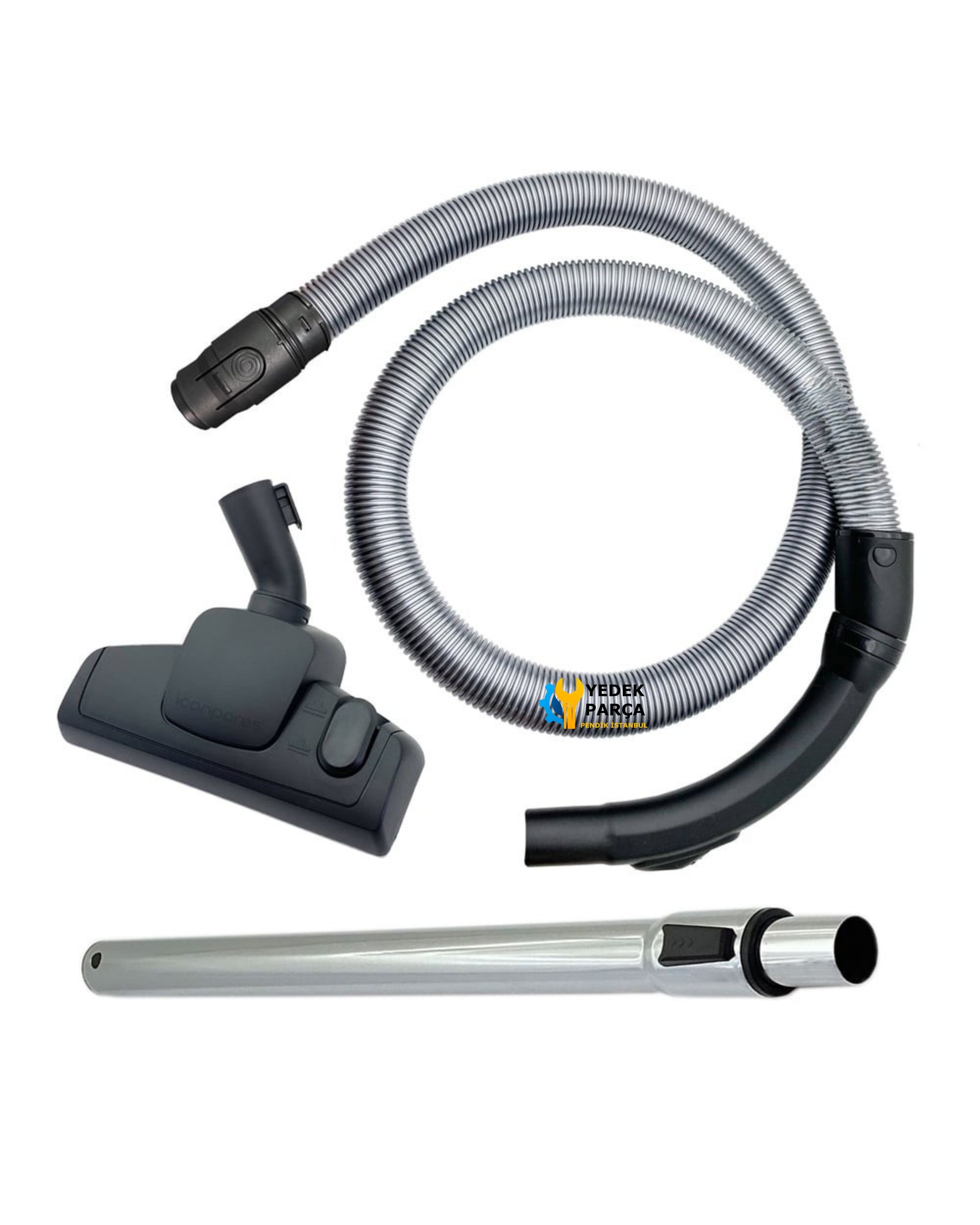 Arnica Uyumlu Bora 4000 Süpürge Katlanmaz Dayanıklı Güçlü Hortumu Seti KİLİTLİ