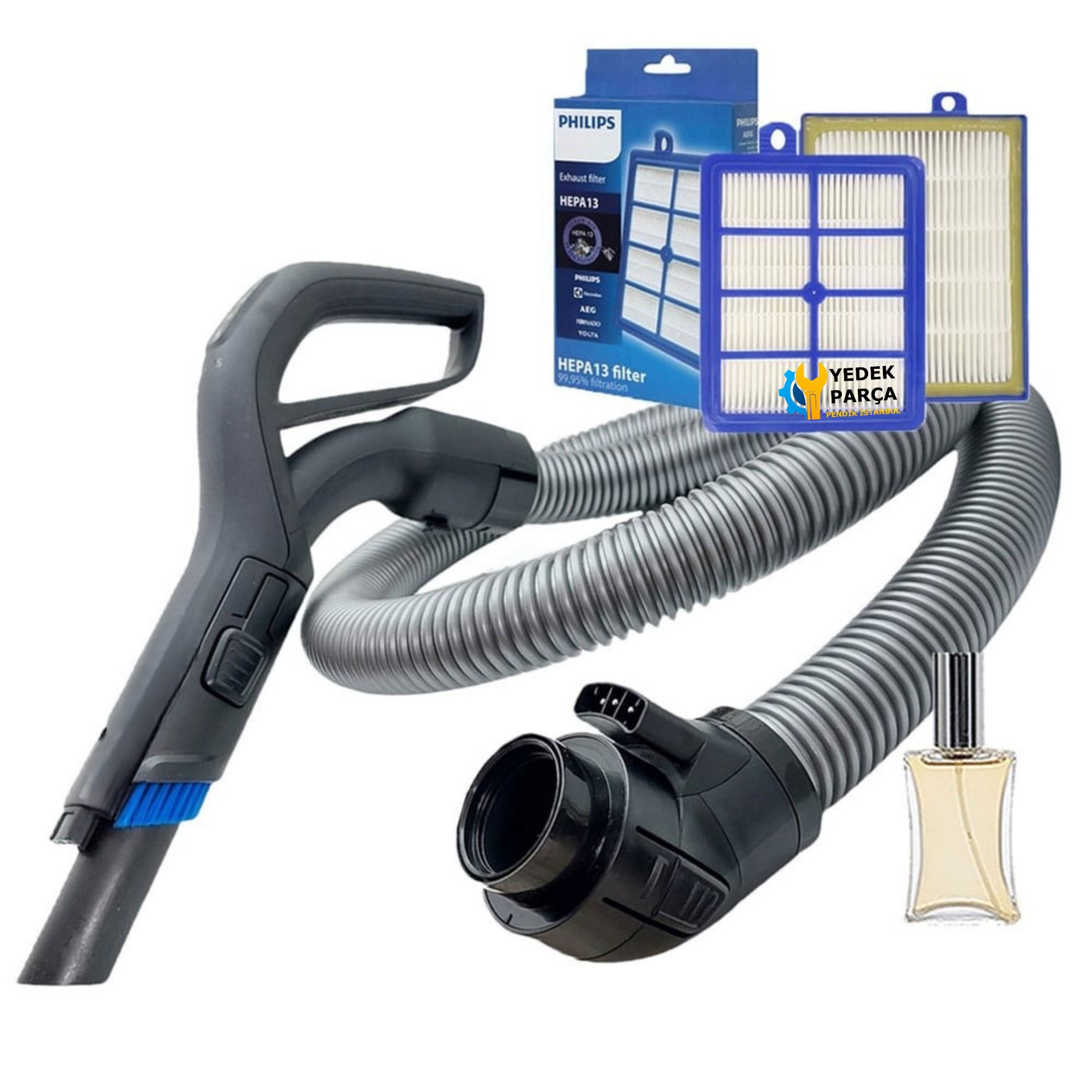 Philips 432200426571 Elektrikli Süpürge Hortumu ve Filtresi