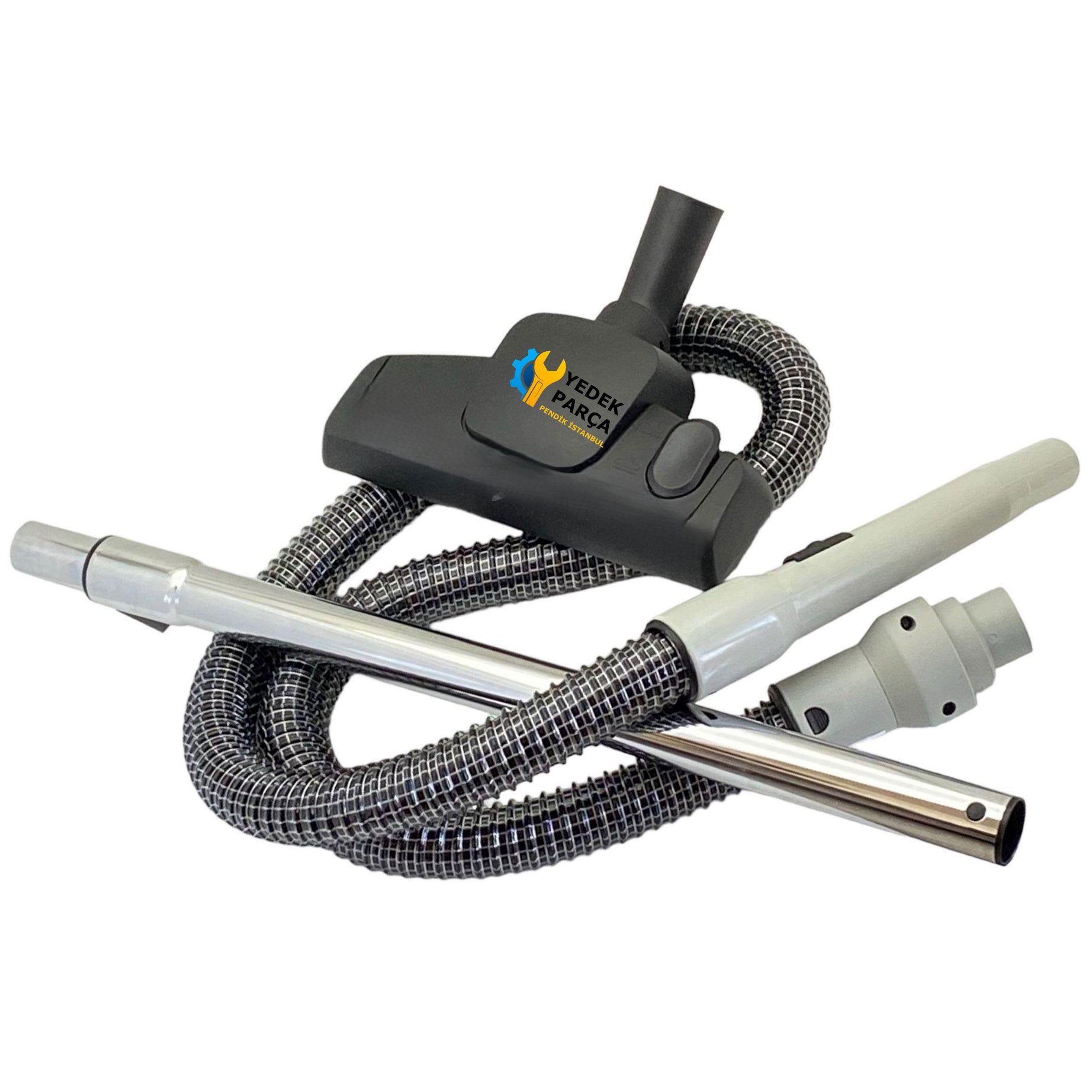 Arçelik Uyumlu S 6840 PY Orbital Eco Elektrikli Süpürge Çelik Telli Hortumu Emici Başlık Teleskopik Boru
