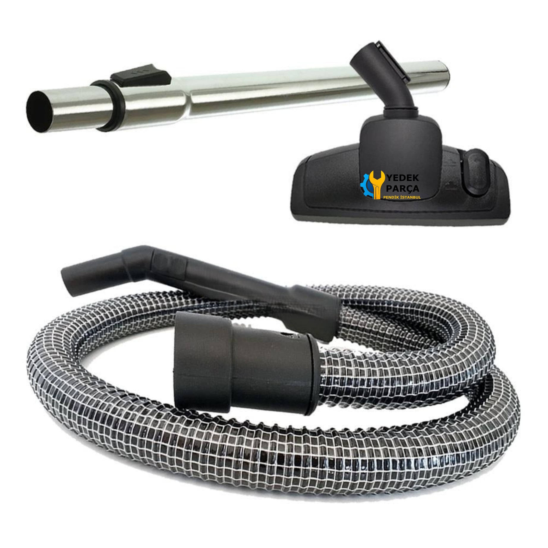 Rowenta Uyumlu RU 225 Nuvo Elektrikli Süpürge Çelik Telli Hortumu Emici Başlık Teleskopik Boru