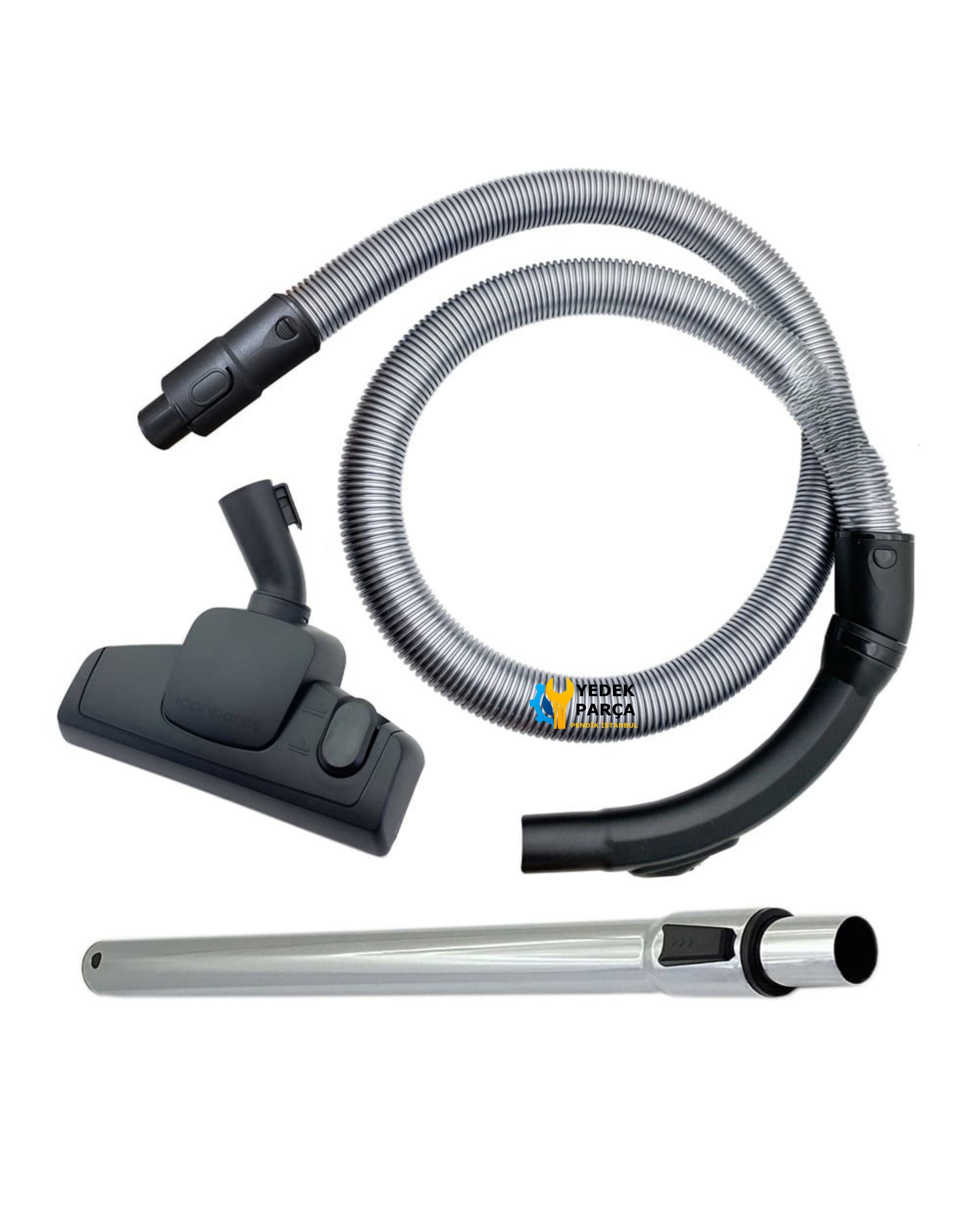 Fakir Uyumlu Freelander NH 5056 Süpürge Katlanmaz Dayanıklı Güçlü Hortumu Seti