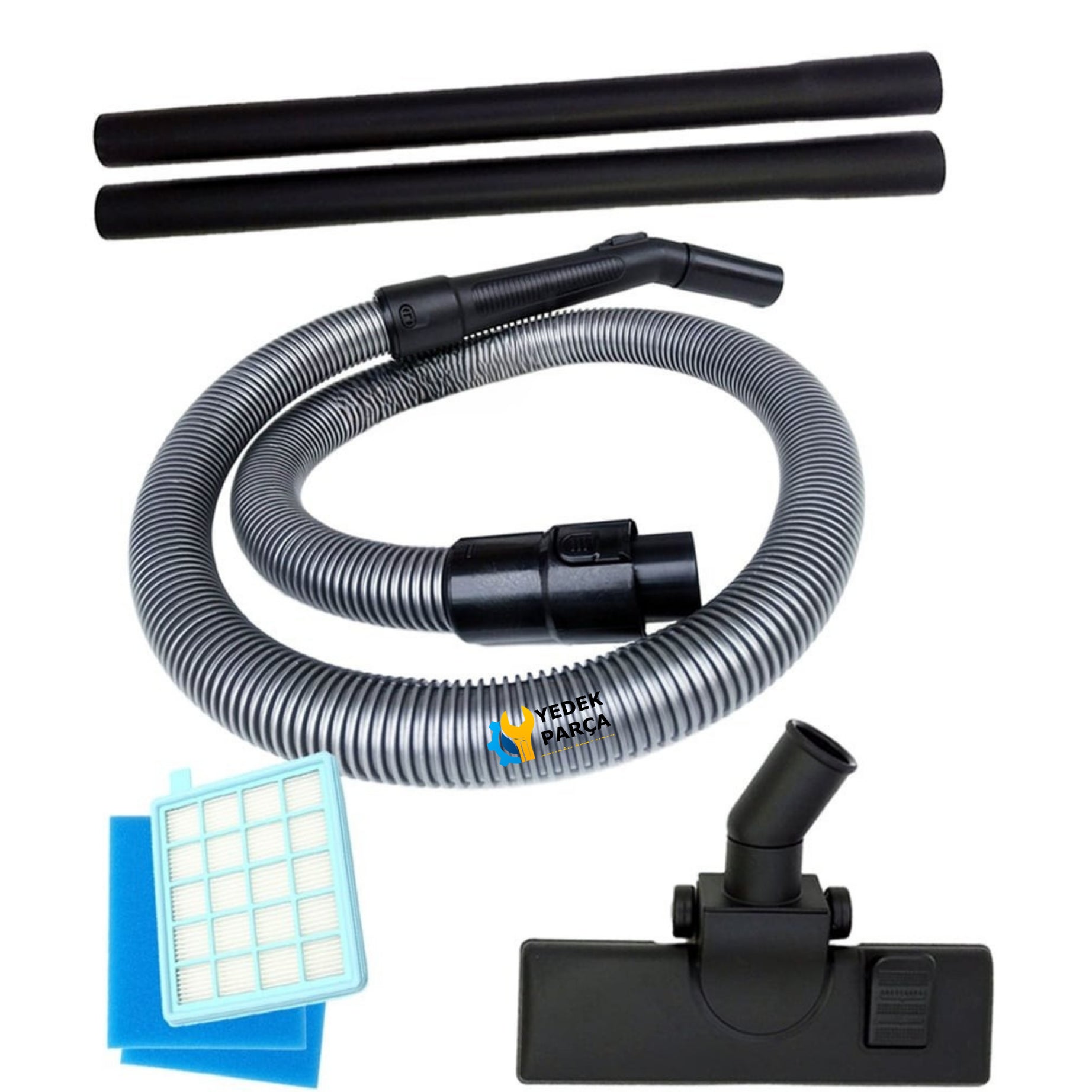 Philips Uyumlu FC 9542 PowerPro Active Hortumu Başlık PlsBoru Filtre Set