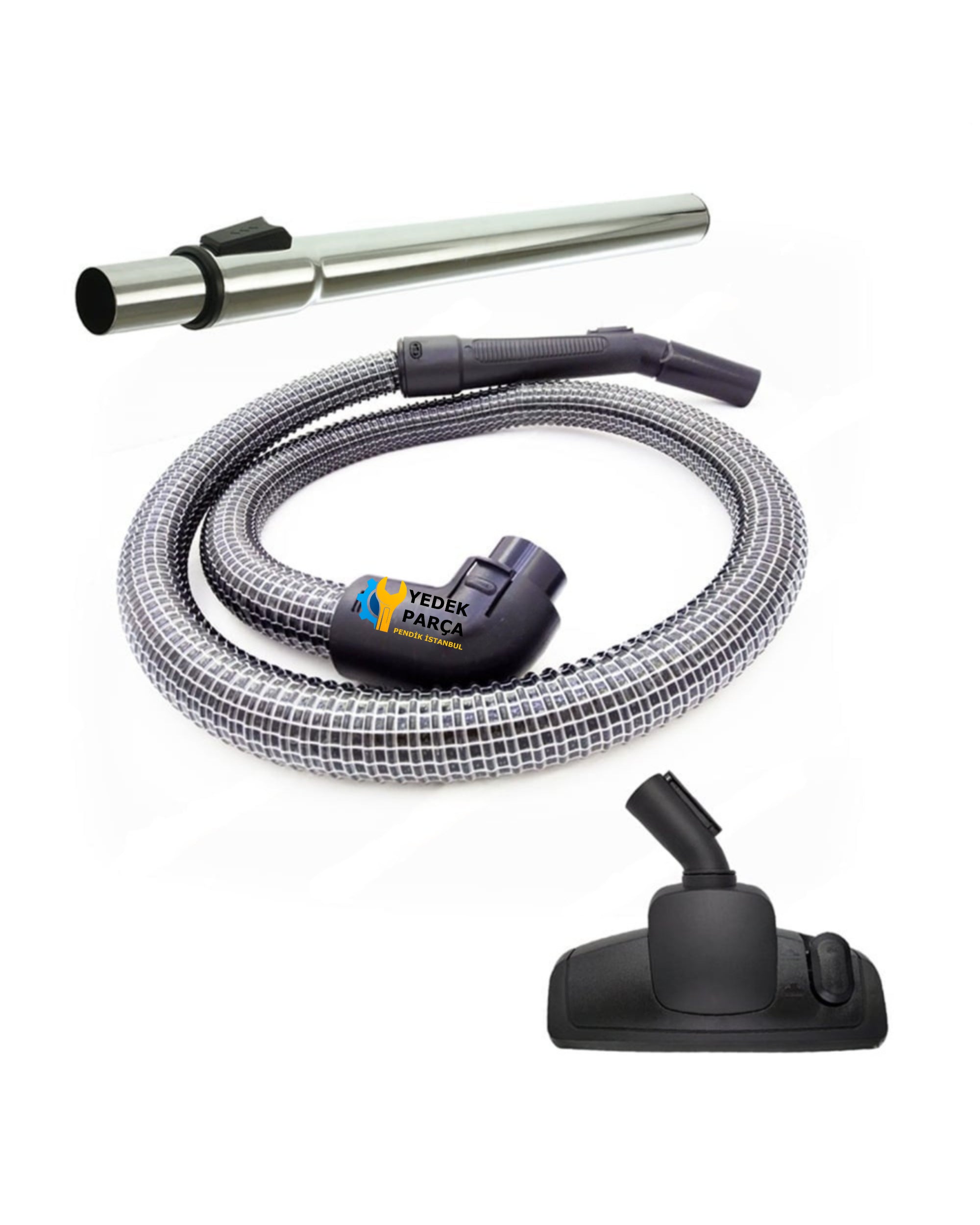 Vestel Uyumlu Vivo 2200 Elektrikli Süpürge Çelik Telli Hortumu Emici Başlık Boru