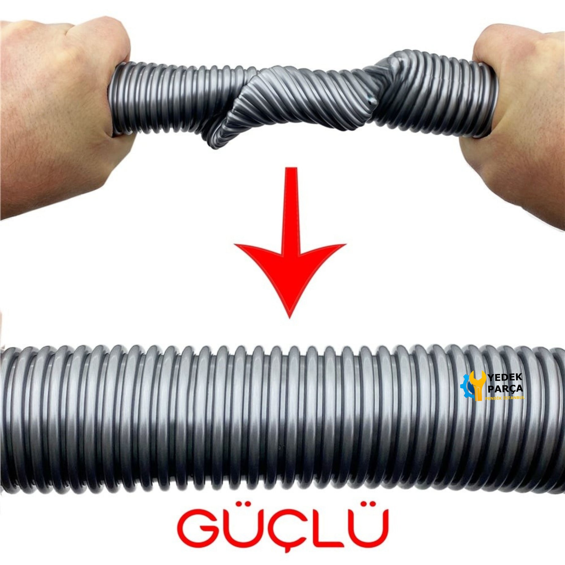 Electrolux Uyumlu ZSC 6910 Supercyclone Süpürge Katlanmaz Dayanıklı Güçlü Hortumu Seti