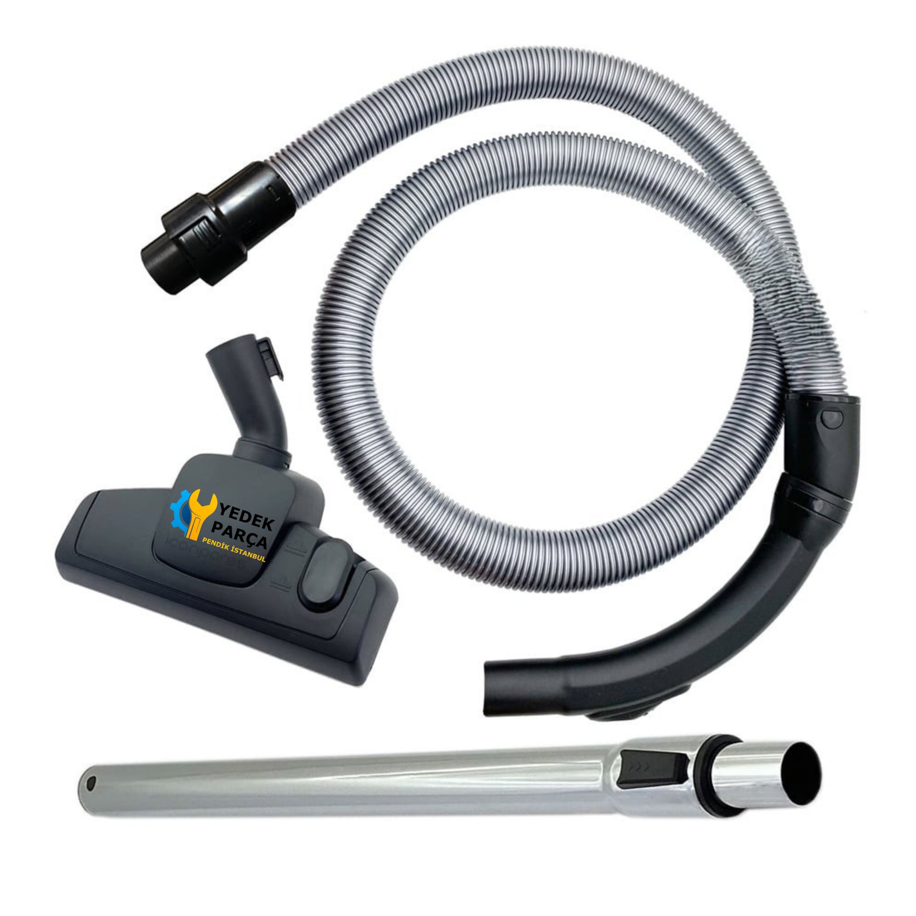 Philips Uyumlu FC 8134 Easy Life Süpürge Katlanmaz Dayanıklı Güçlü Hortumu Seti