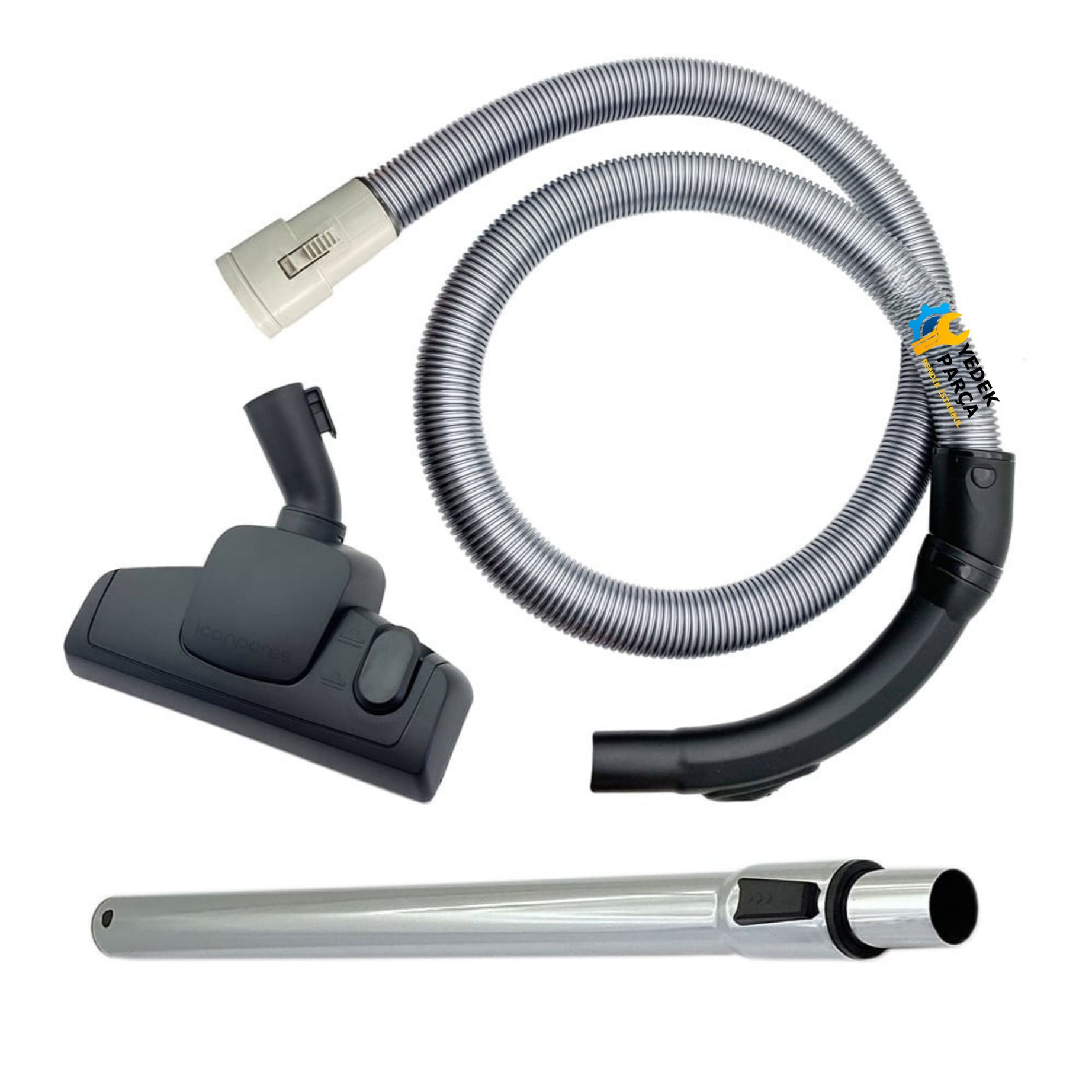 Arnica Uyumlu Apollo 2000 Süpürge Katlanmaz Dayanıklı Güçlü Hortum Seti