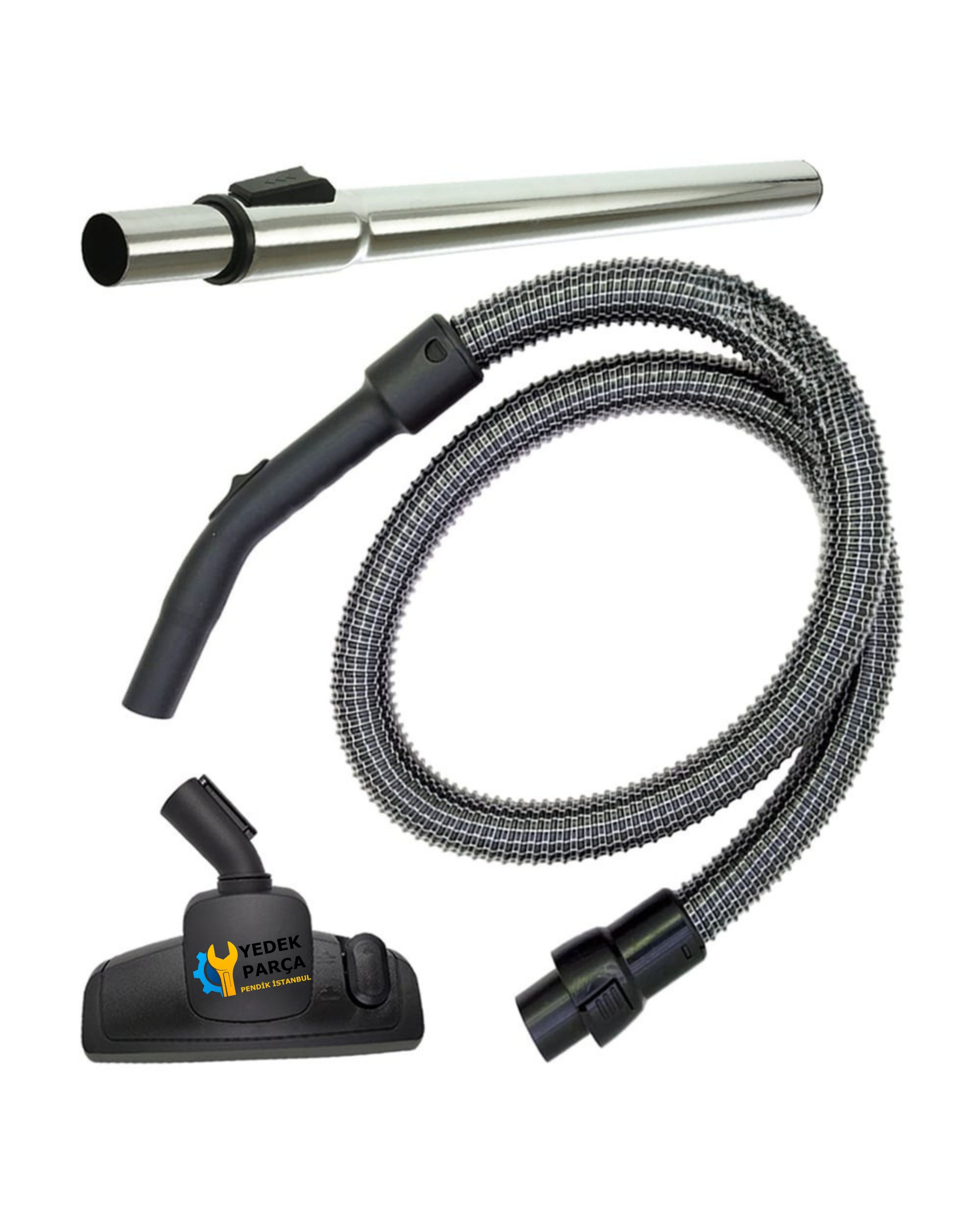 Electrolux Uyumlu Z 3321 Ultra Silencer Elektrikli Süpürge Çelik Telli Hortumu Emici Yer Başlığı Teleskopik Boru