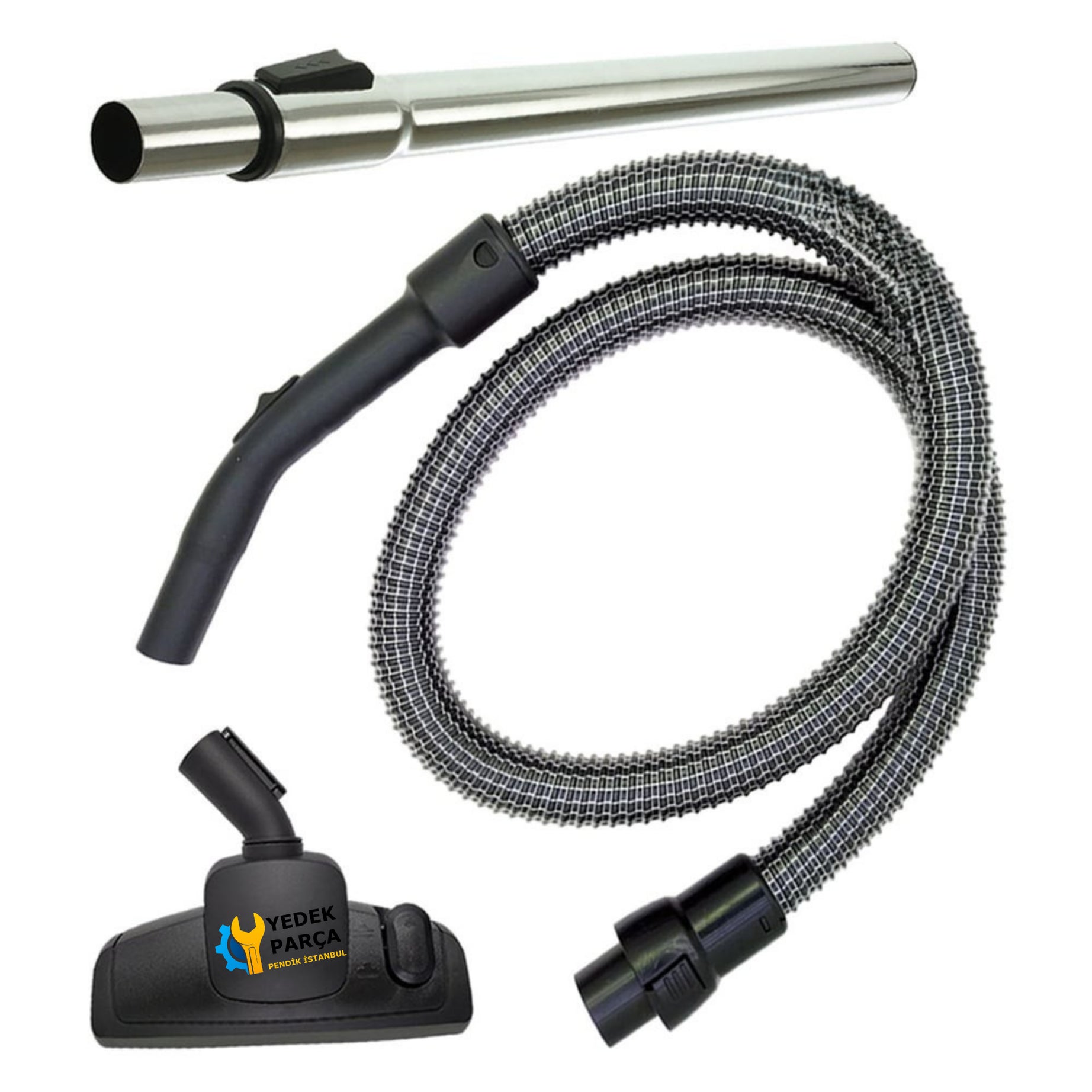 Electrolux Uyumlu Z 3323 Ultra Silencer Elektrikli Süpürge Çelik Telli Hortumu Emici Yer Başlığı Teleskopik Boru
