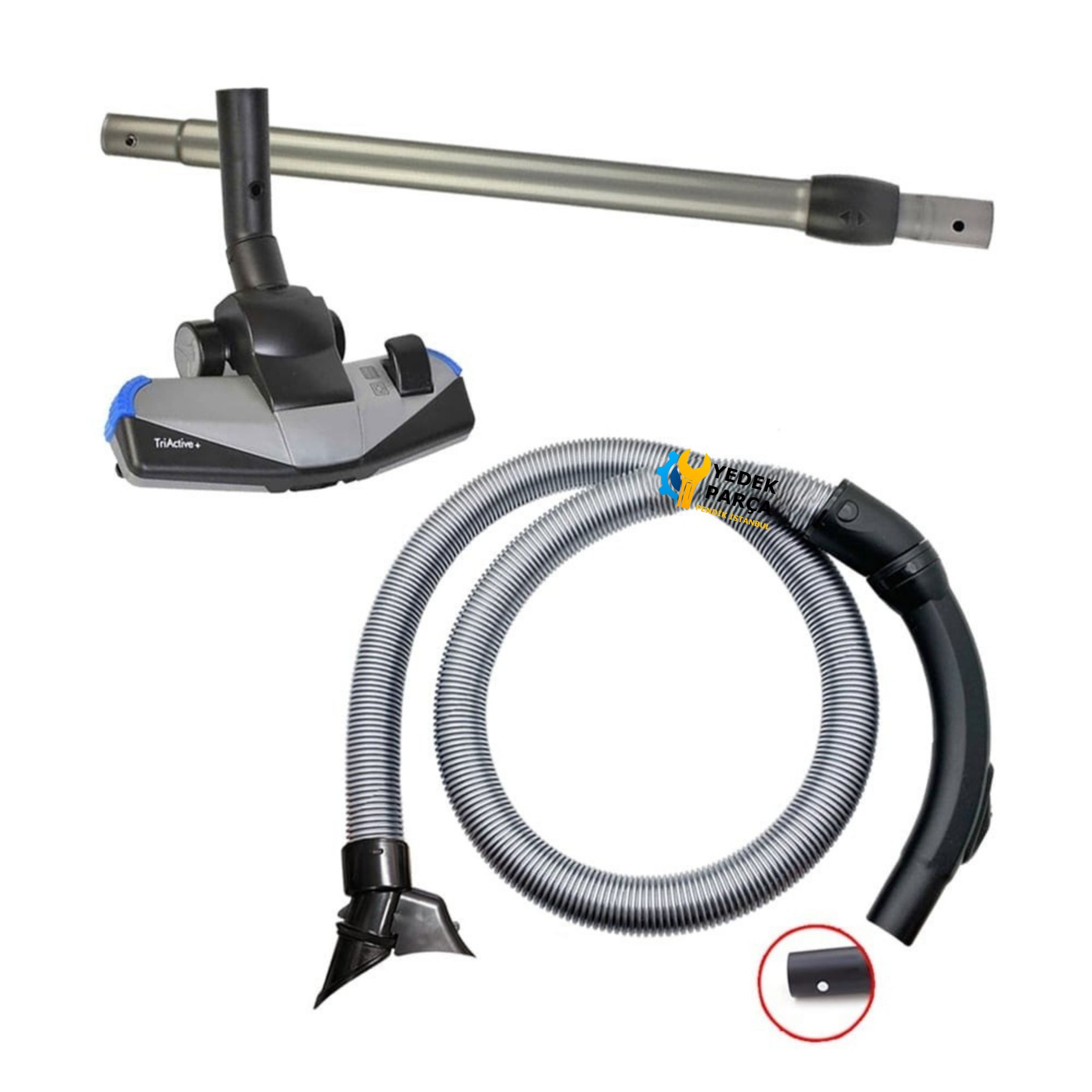 Philips Uyumlu FC 9205 Marathon Güçlü Hortumu TriActive Başlık Borusu