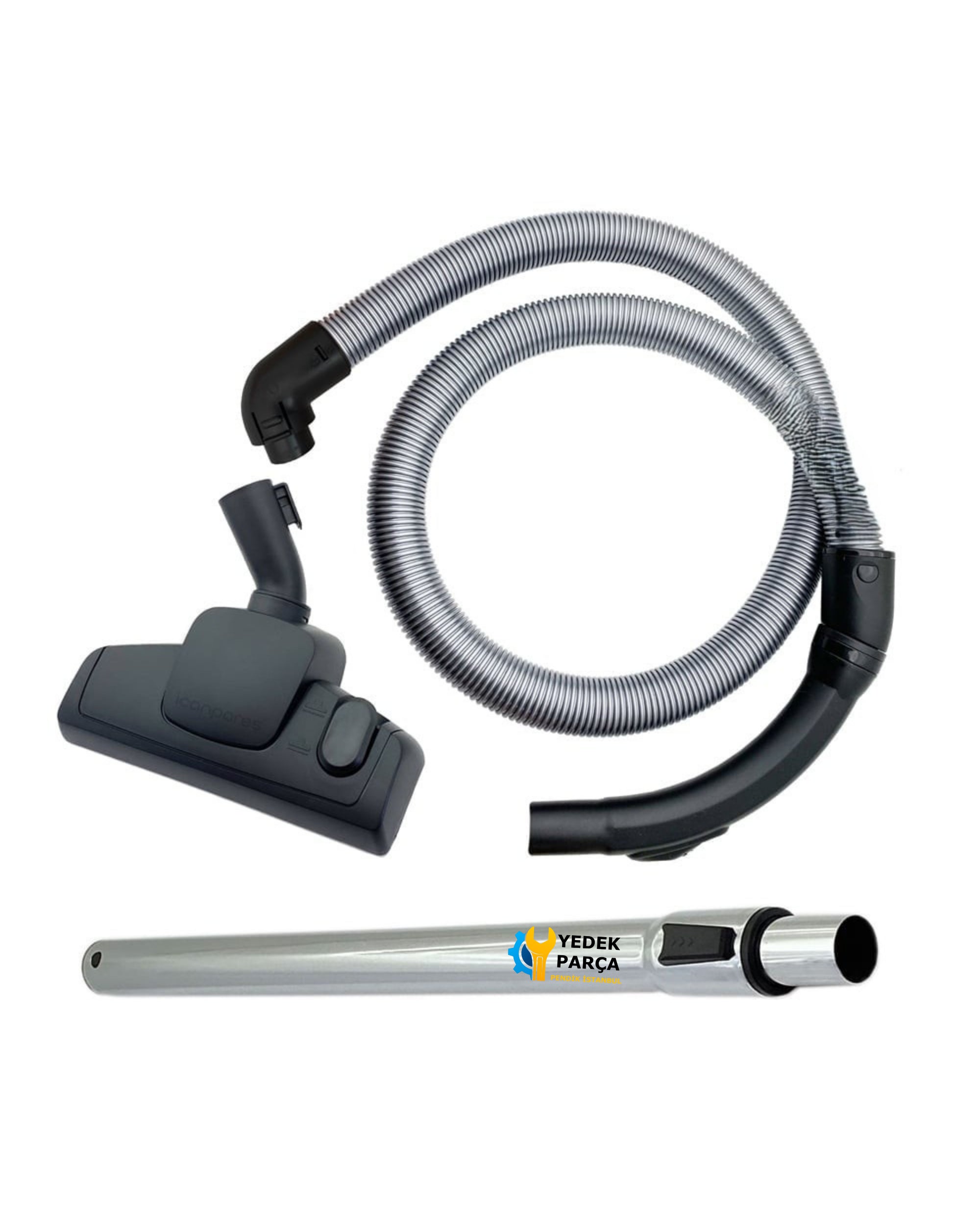 Vestel Uyumlu Vivo Airbox 2000 Süpürge Katlanmaz Dayanıklı Güçlü Hortumu Seti