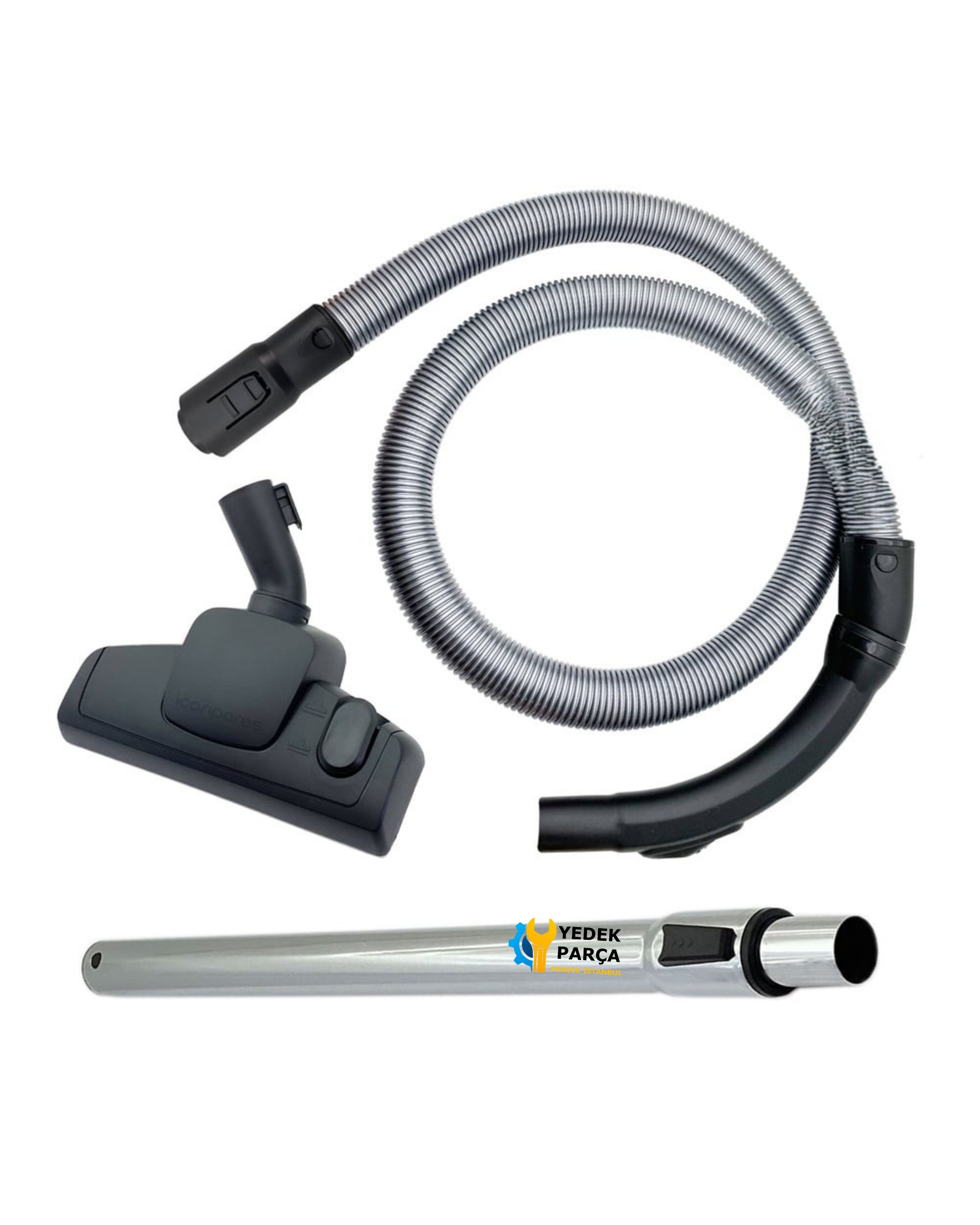 Grundig Uyumlu VCC 7870 Süpürge Dayanıklı Emici Başlığı Boru